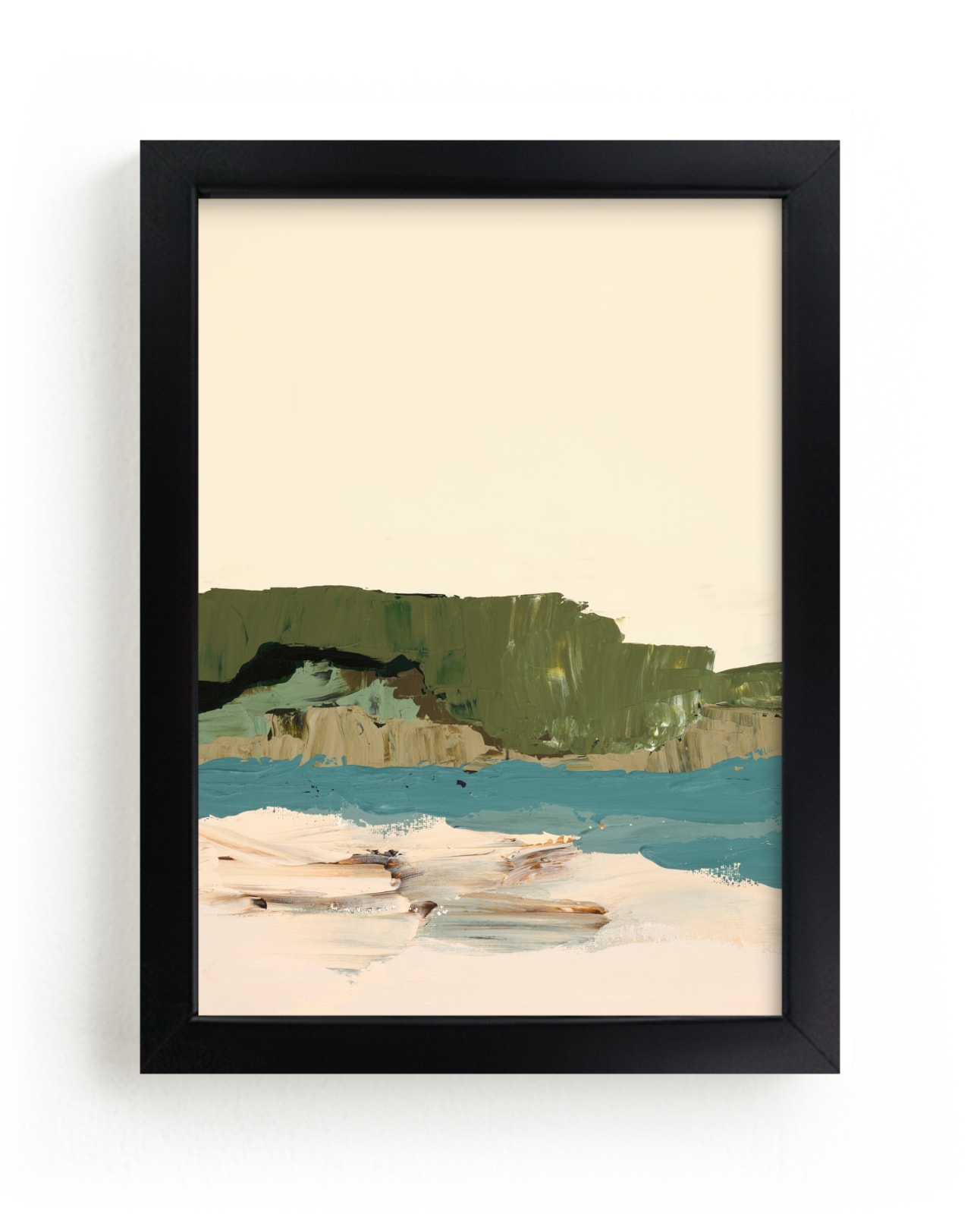 "Muted Series Seascape" - Limited Edition Art Print by Caryn Owen in beautiful frame options and a variety of sizes.