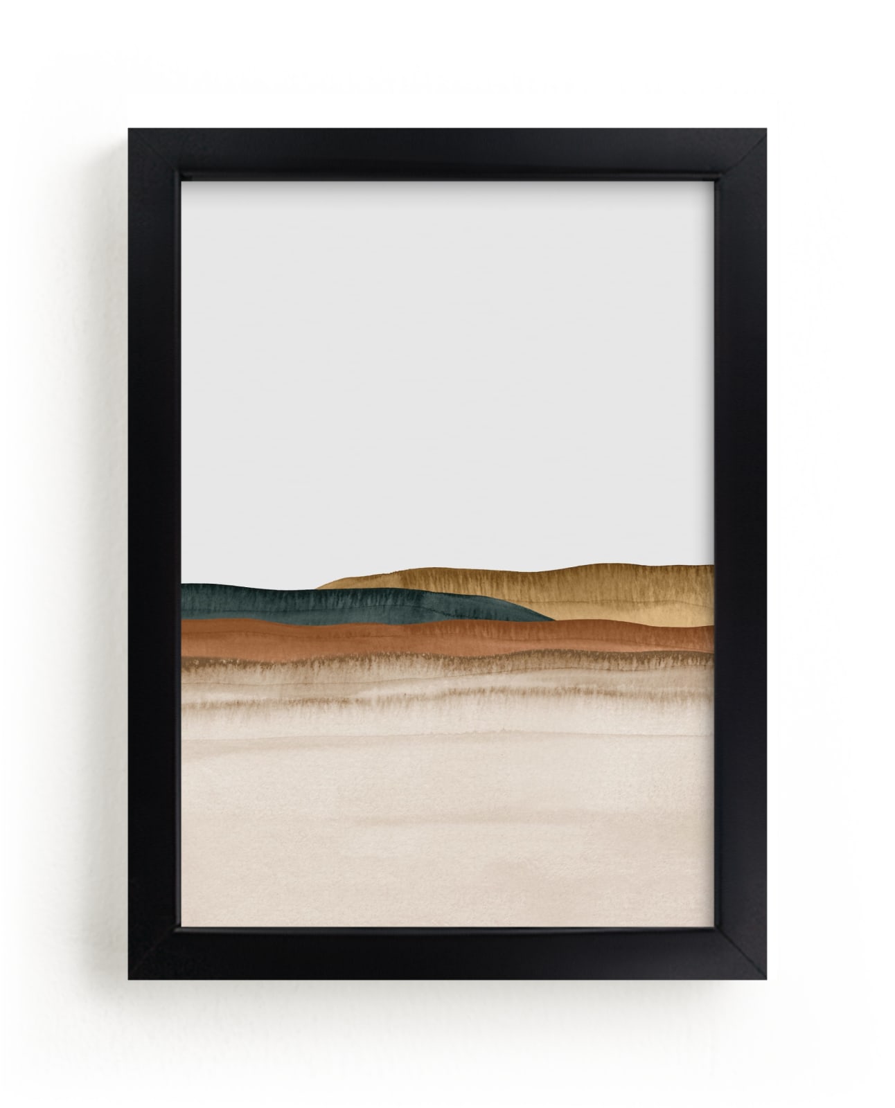 "Rising Ground" - Limited Edition Art Print by Little Valley Studio in beautiful frame options and a variety of sizes.