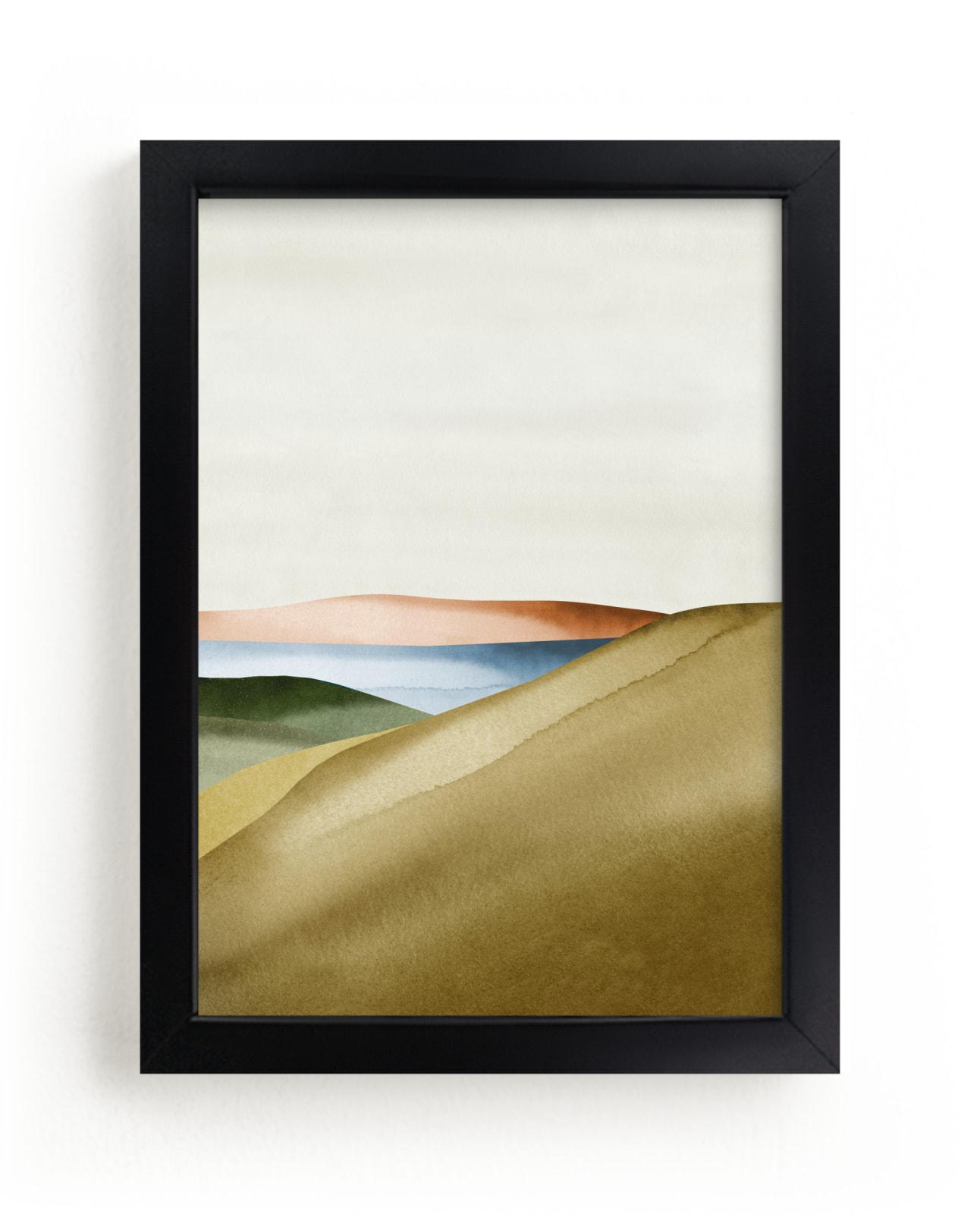 "Dunes No.1" - Limited Edition Art Print by Little Valley Studio in beautiful frame options and a variety of sizes.