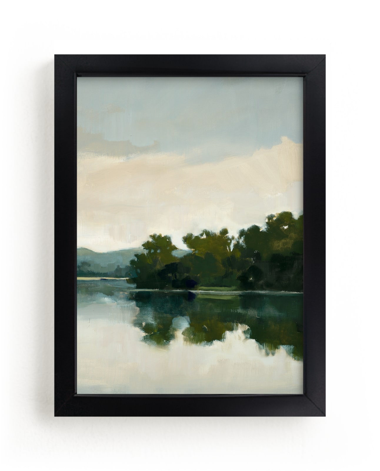 "Tranquil Waters III" - Limited Edition Art Print by Stephanie Goos Johnson in beautiful frame options and a variety of sizes.