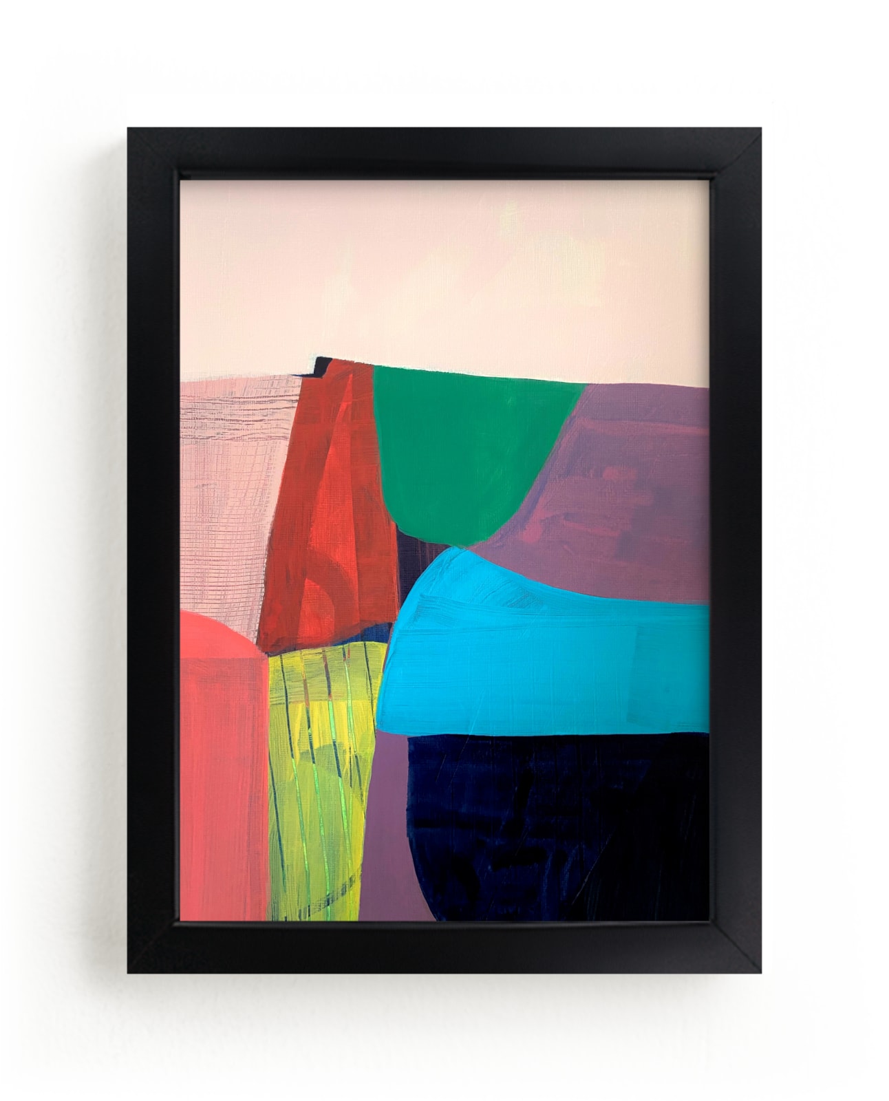 "Tomales Road: Dawn" - Limited Edition Art Print by Poppy Dodge in beautiful frame options and a variety of sizes.