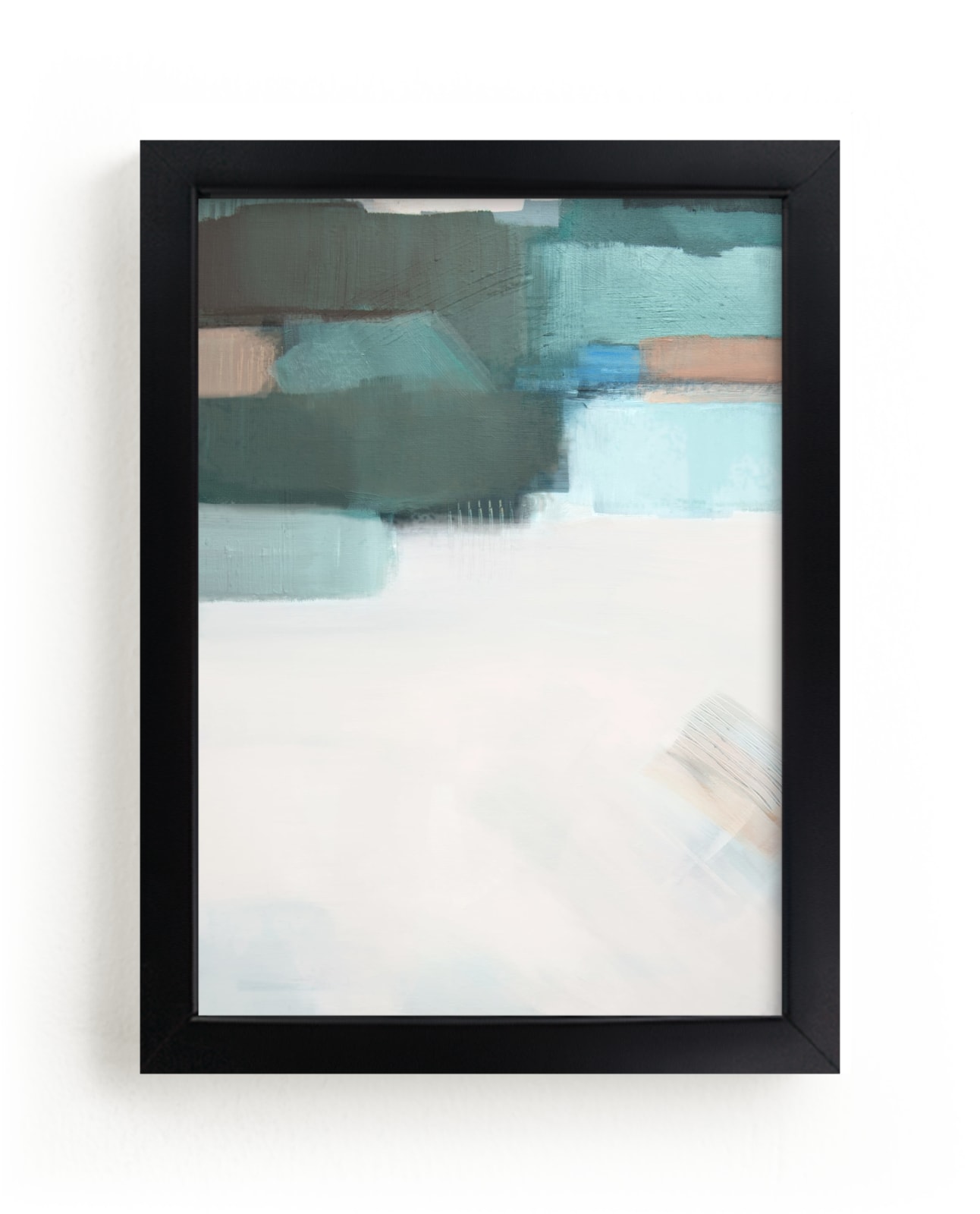 "Sage Fields l" - Limited Edition Art Print by AlisonJerry in beautiful frame options and a variety of sizes.