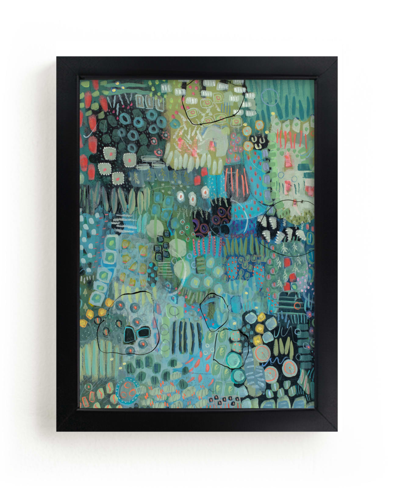 "It's A Blue Day" - Limited Edition Art Print by Pamela Tucker Herz in beautiful frame options and a variety of sizes.