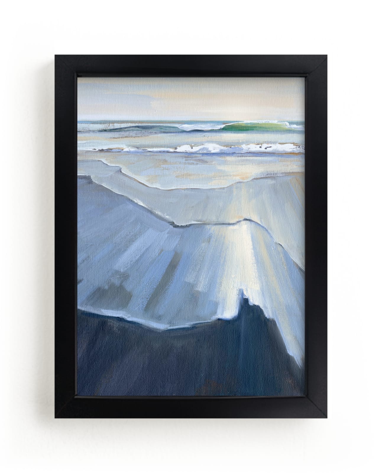 "Silver Plated Tide" - Limited Edition Art Print by Khara Ledonne in beautiful frame options and a variety of sizes.