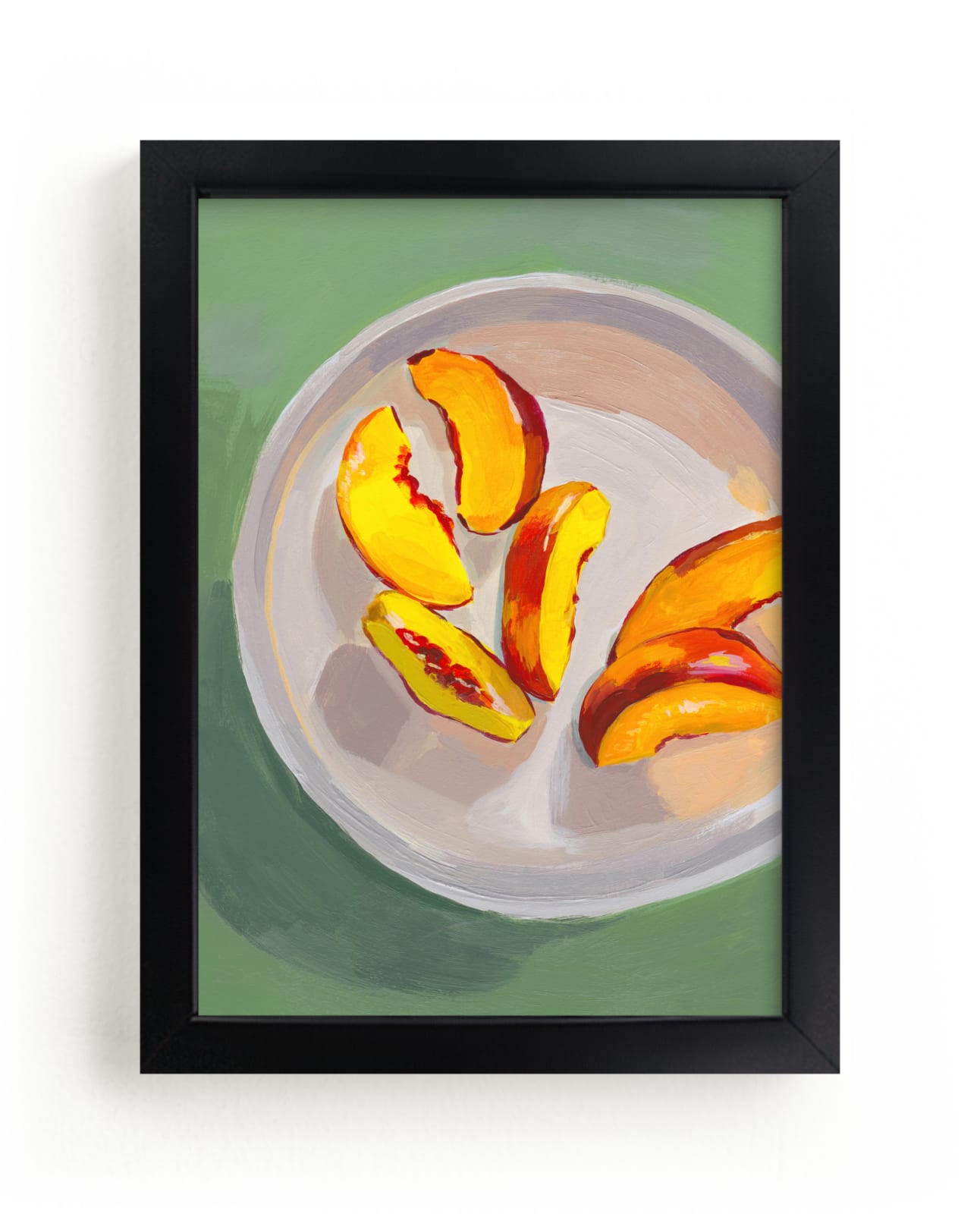 "Peaches" - Limited Edition Art Print by Patrice Horvath in beautiful frame options and a variety of sizes.