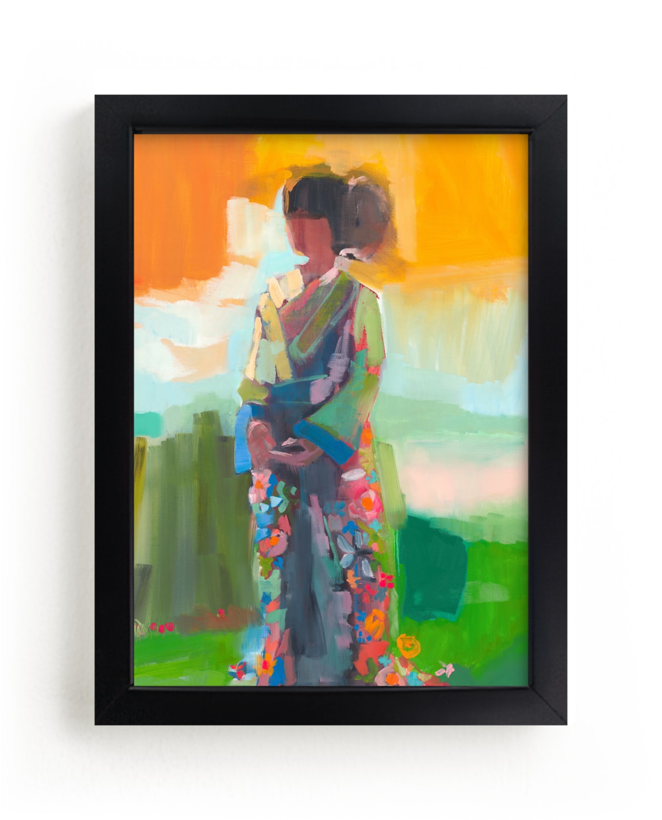 "kimono" - Limited Edition Art Print by Jenny Westenhofer in beautiful frame options and a variety of sizes.