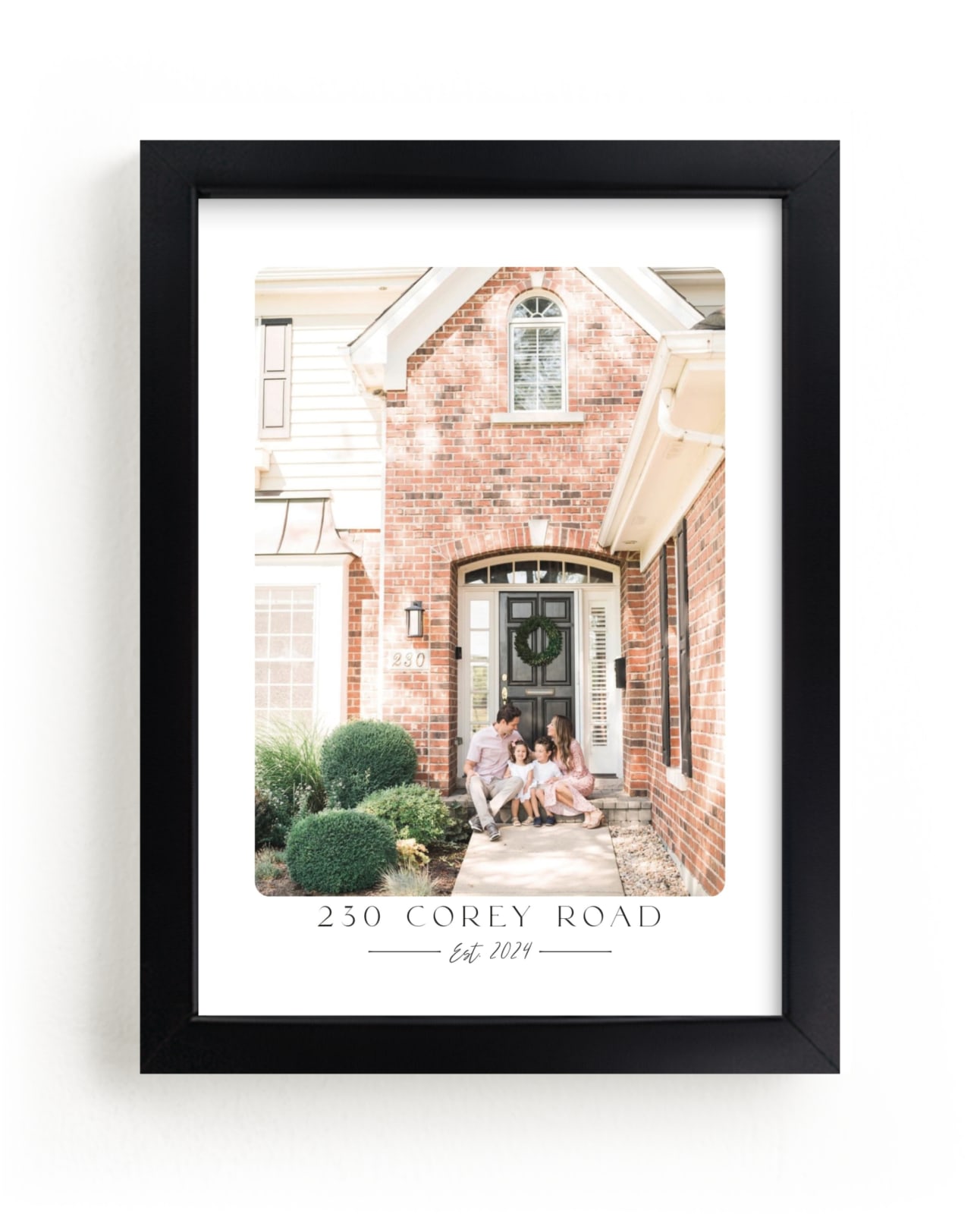 "All Ours" - Custom Photo Art by Betsy Siber in beautiful frame options and a variety of sizes.