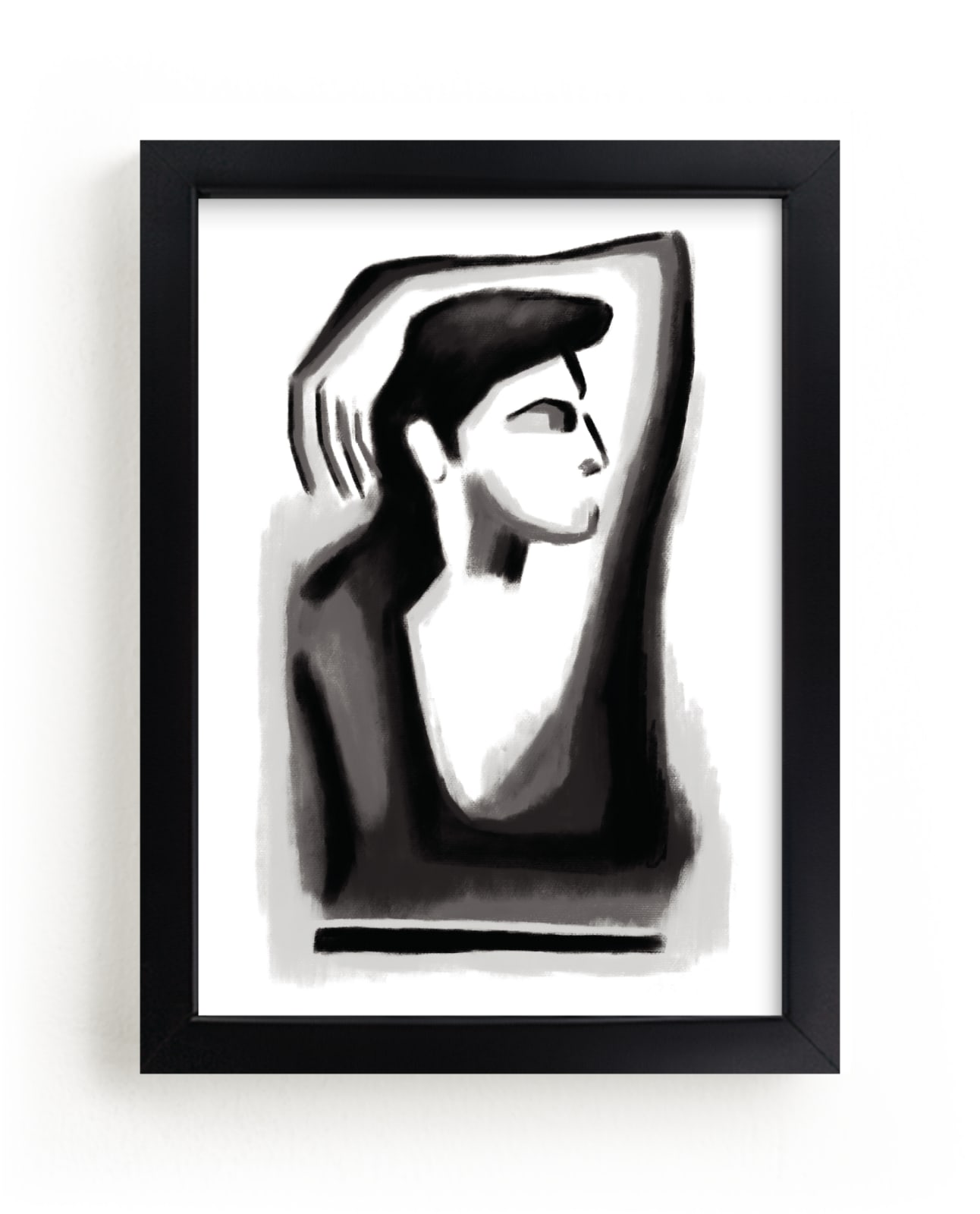 "Contemplation" - Limited Edition Art Print by Mansi Verma in beautiful frame options and a variety of sizes.