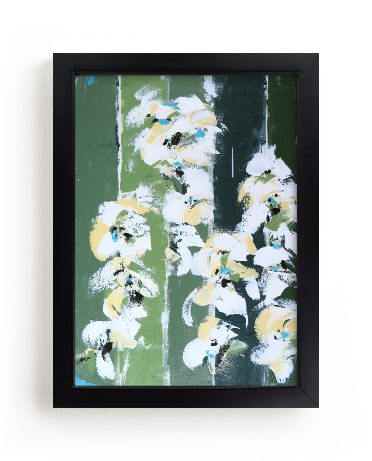 "White Poppies" - Limited Edition Art Print by Mary Baude in beautiful frame options and a variety of sizes.