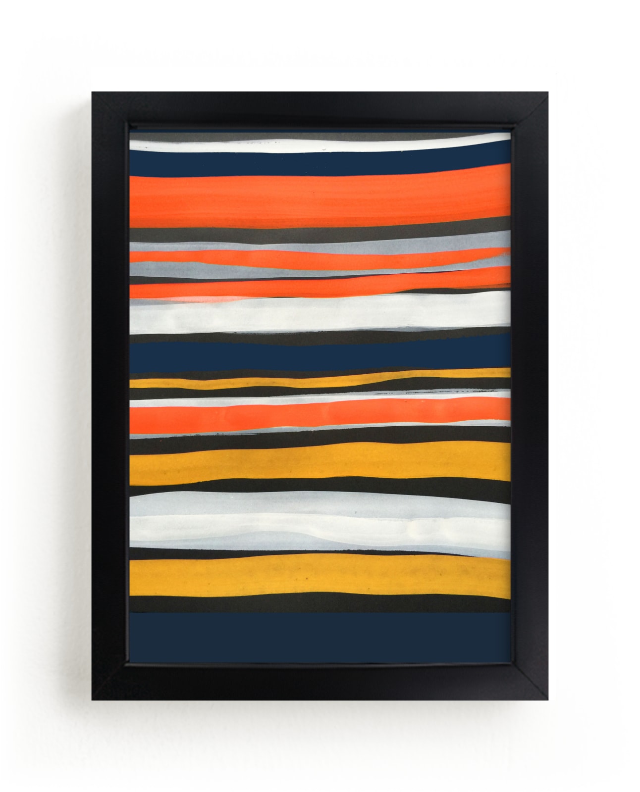 "Bands of Sun, Sand and Sky" - Limited Edition Art Print by Deborah Velasquez in beautiful frame options and a variety of sizes.