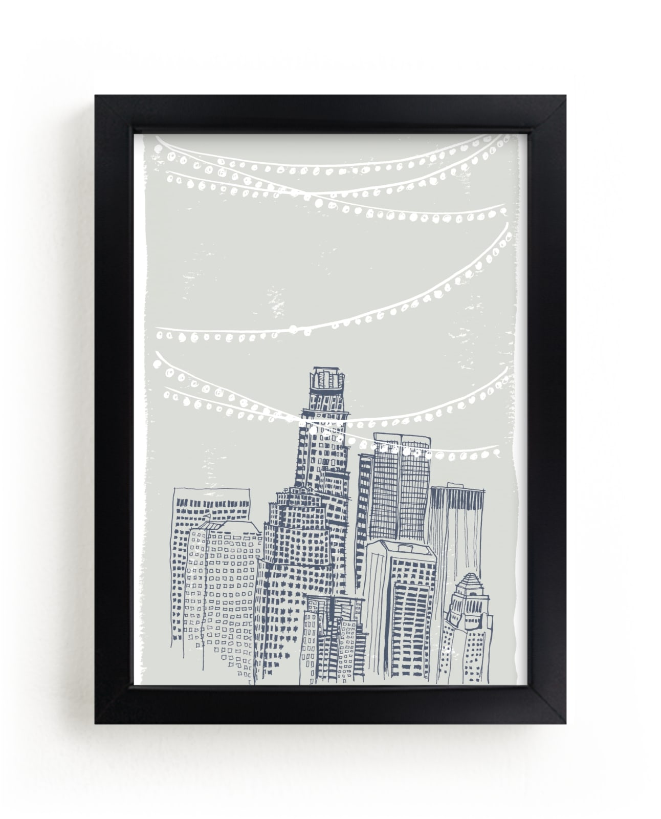 "Roof Party" - Limited Edition Art Print by Cheeky Design in beautiful frame options and a variety of sizes.