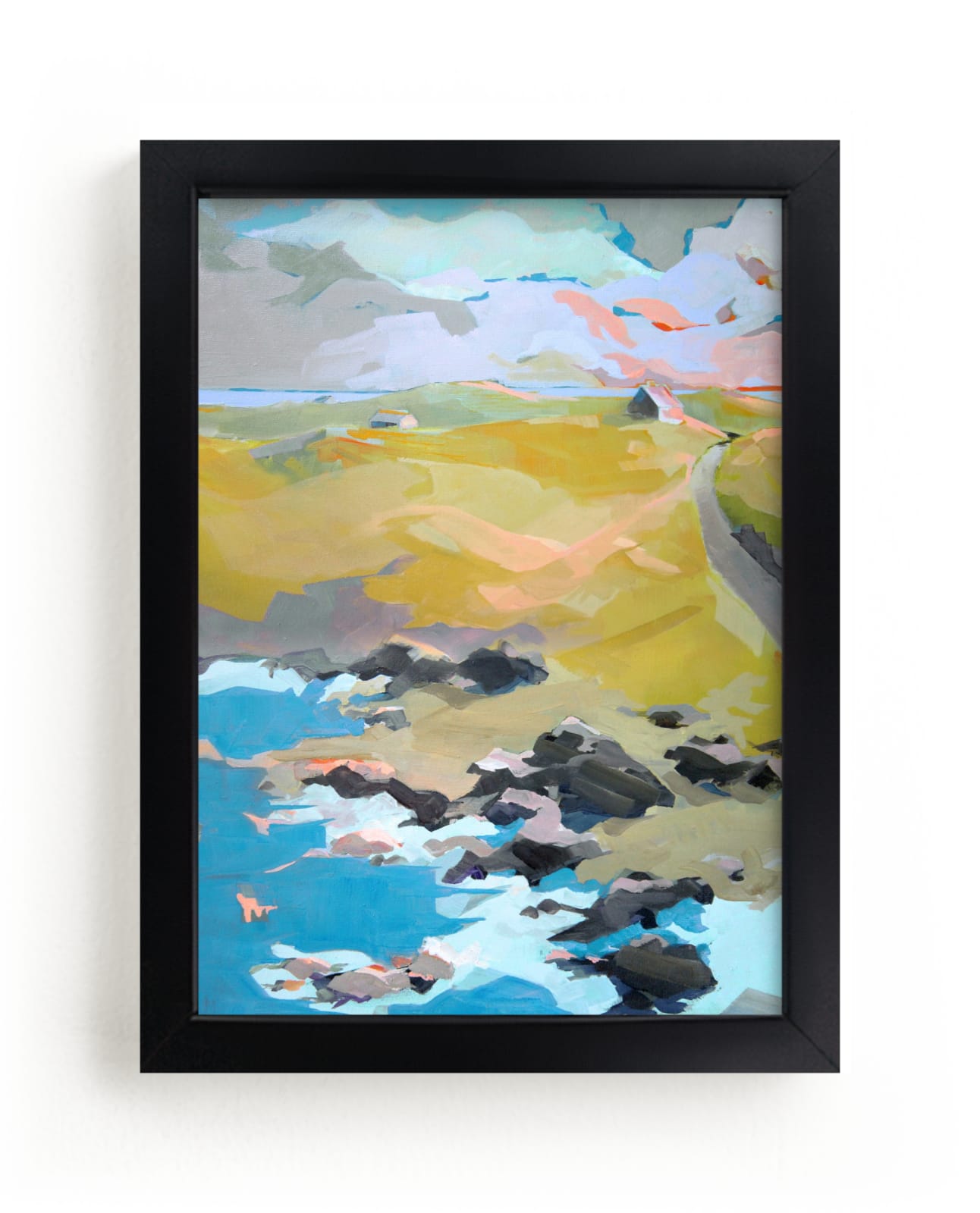 "Out To Sea" - Limited Edition Art Print by Jess Franks in beautiful frame options and a variety of sizes.