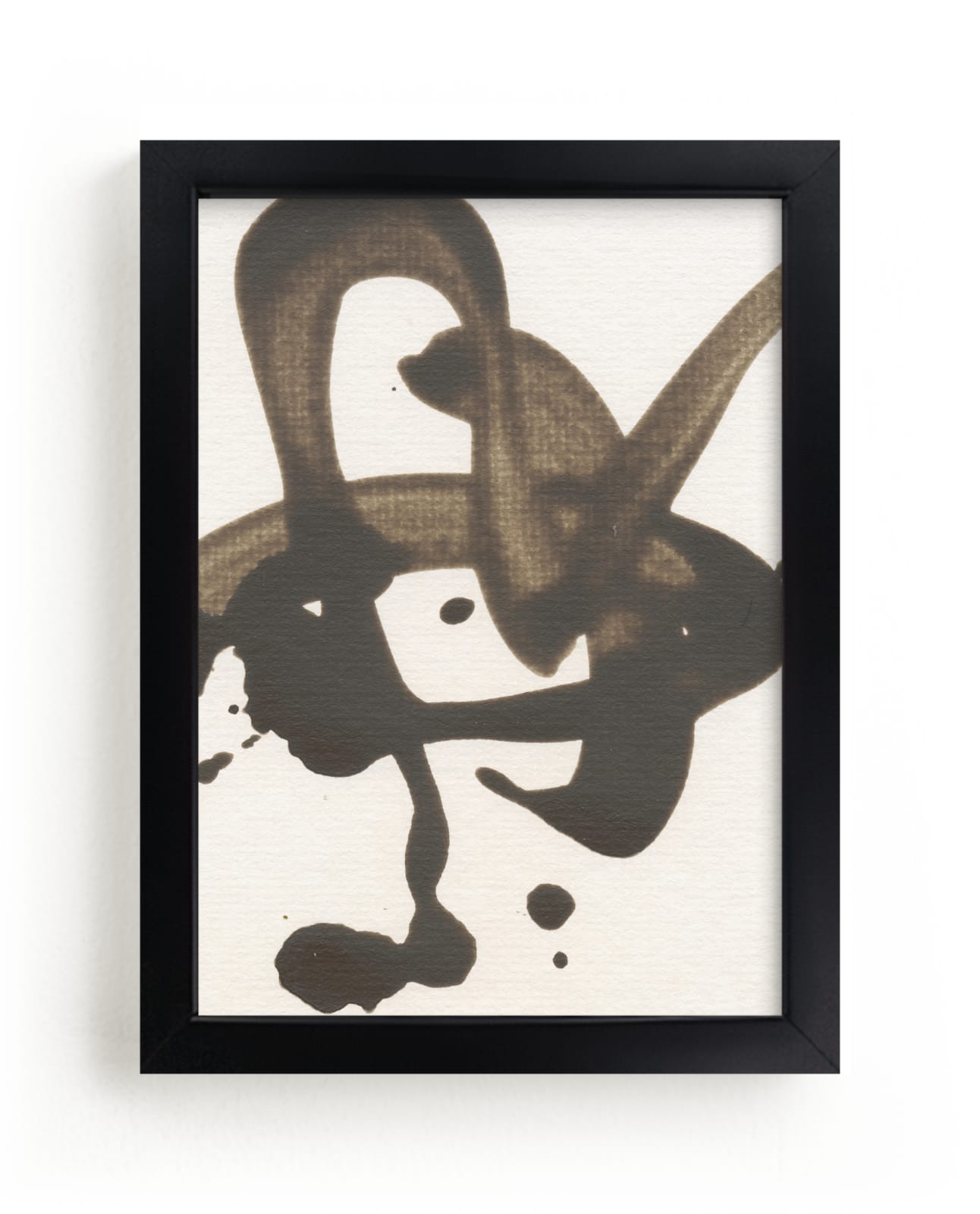 "Neutral Abstract" - Limited Edition Art Print by Cecily Hill Lowe in beautiful frame options and a variety of sizes.
