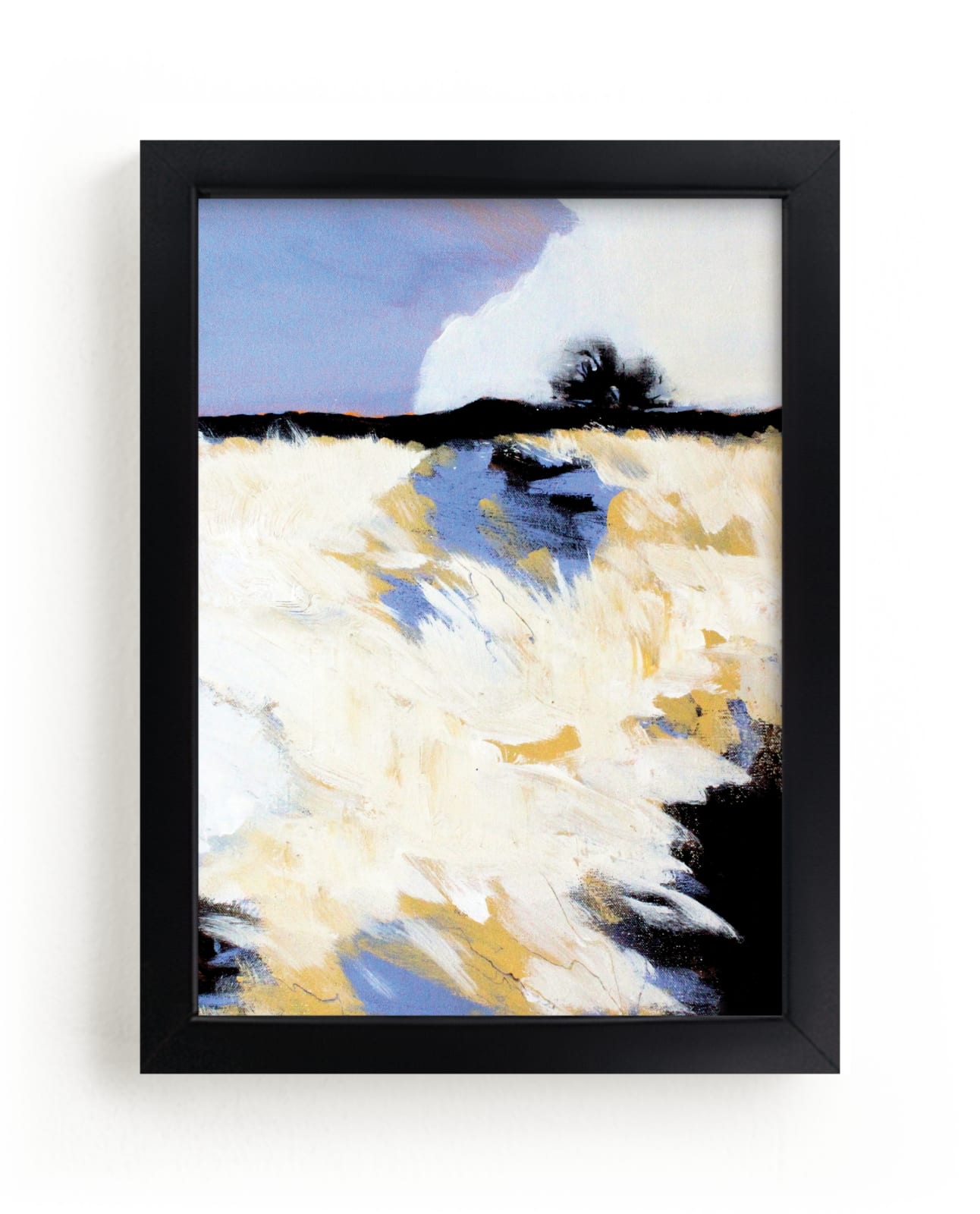 "Snowscape 1" - Limited Edition Art Print by Megan Kelley in beautiful frame options and a variety of sizes.