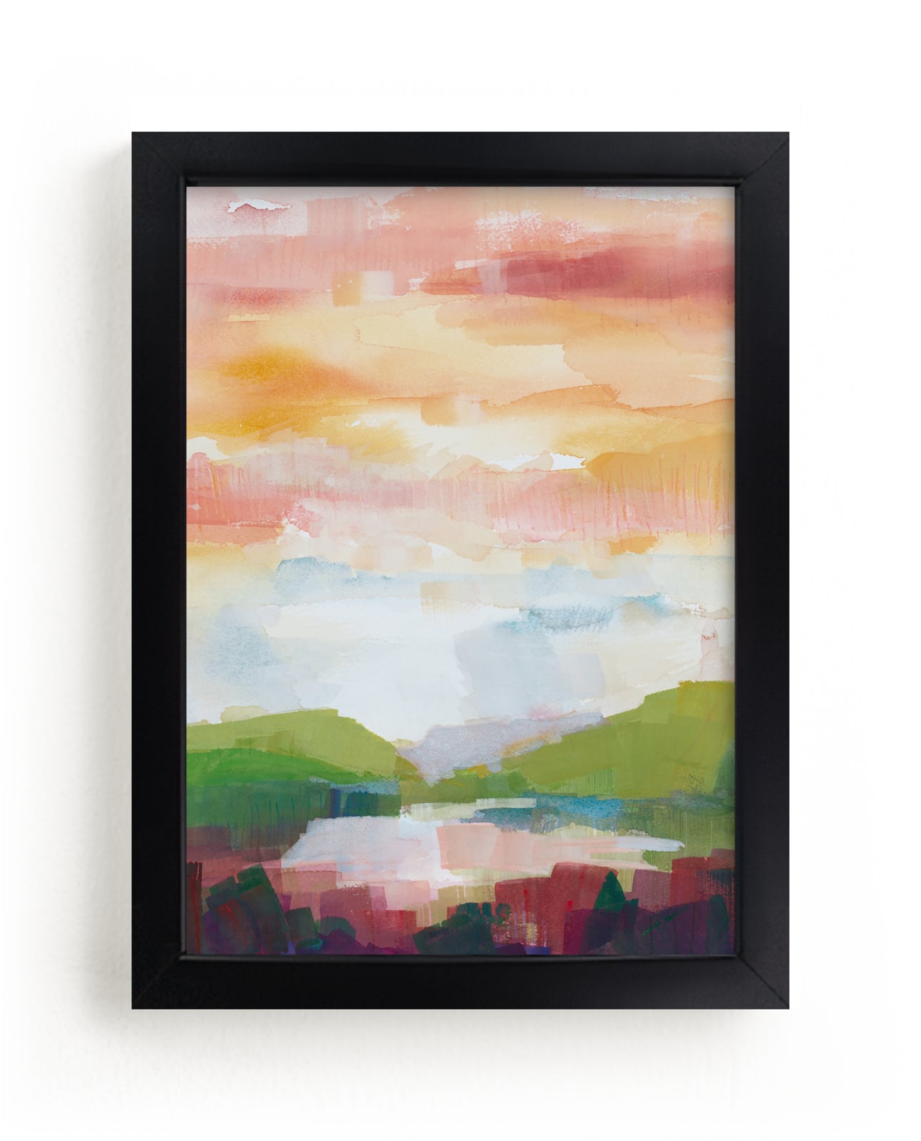 "Leaving Ojai" - Limited Edition Art Print by sue prue in beautiful frame options and a variety of sizes.