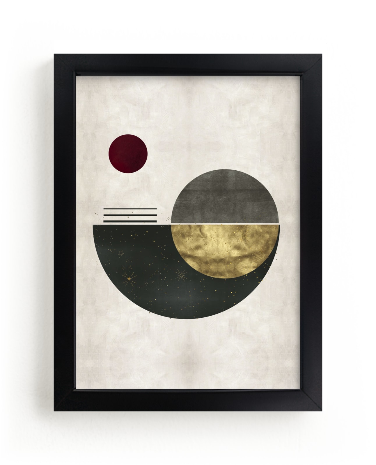 "The Eclipse" - Limited Edition Art Print by Faiza Khan in beautiful frame options and a variety of sizes.