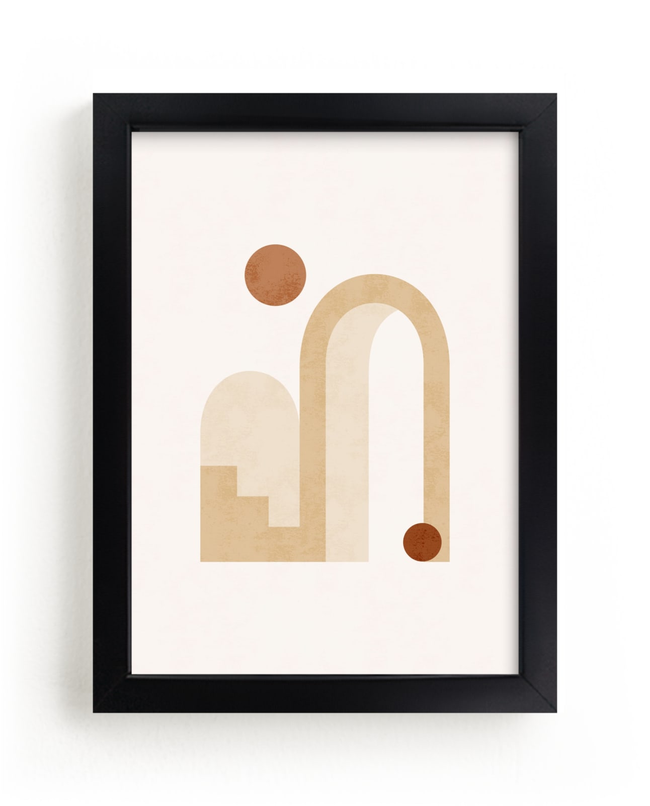 "Rustic Geometry 3" - Limited Edition Art Print by Iveta Angelova in beautiful frame options and a variety of sizes.