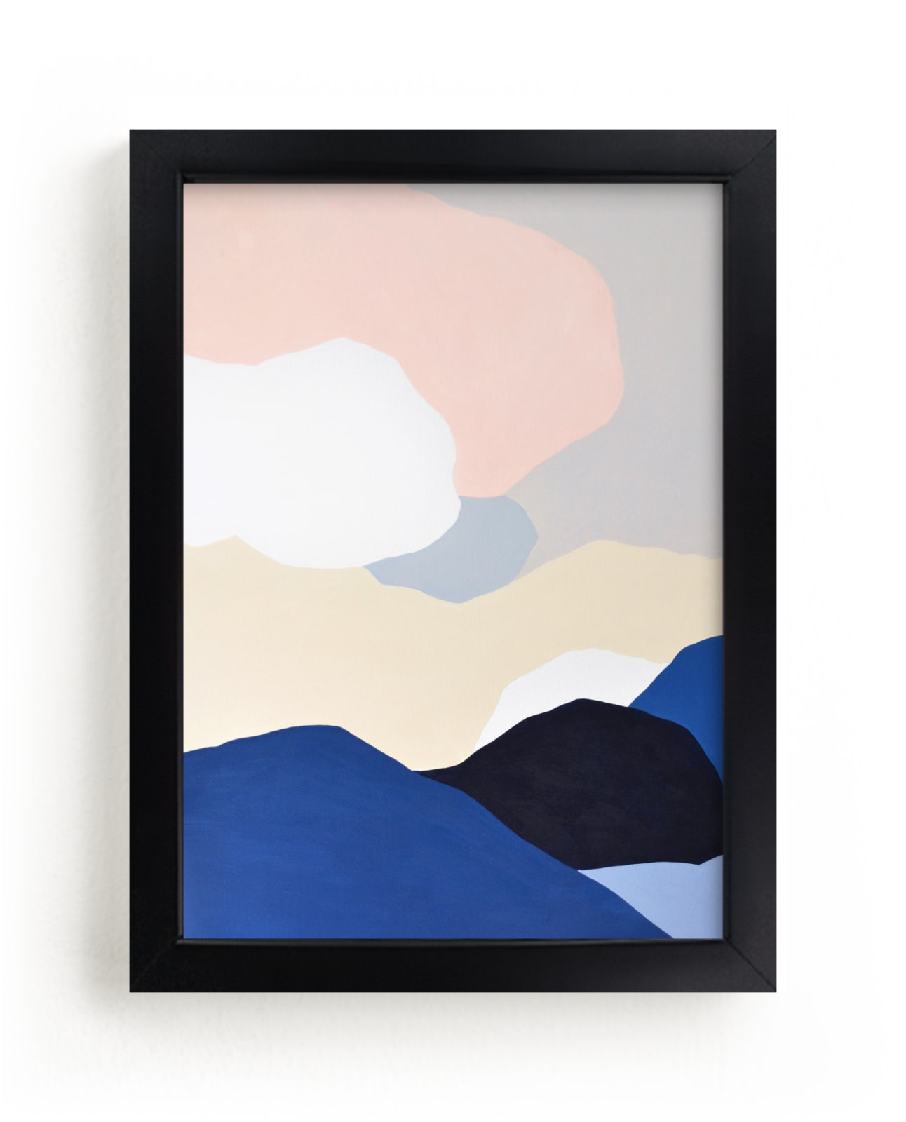 "Blue Mountains" - Limited Edition Art Print by Jennifer Hallock in beautiful frame options and a variety of sizes.