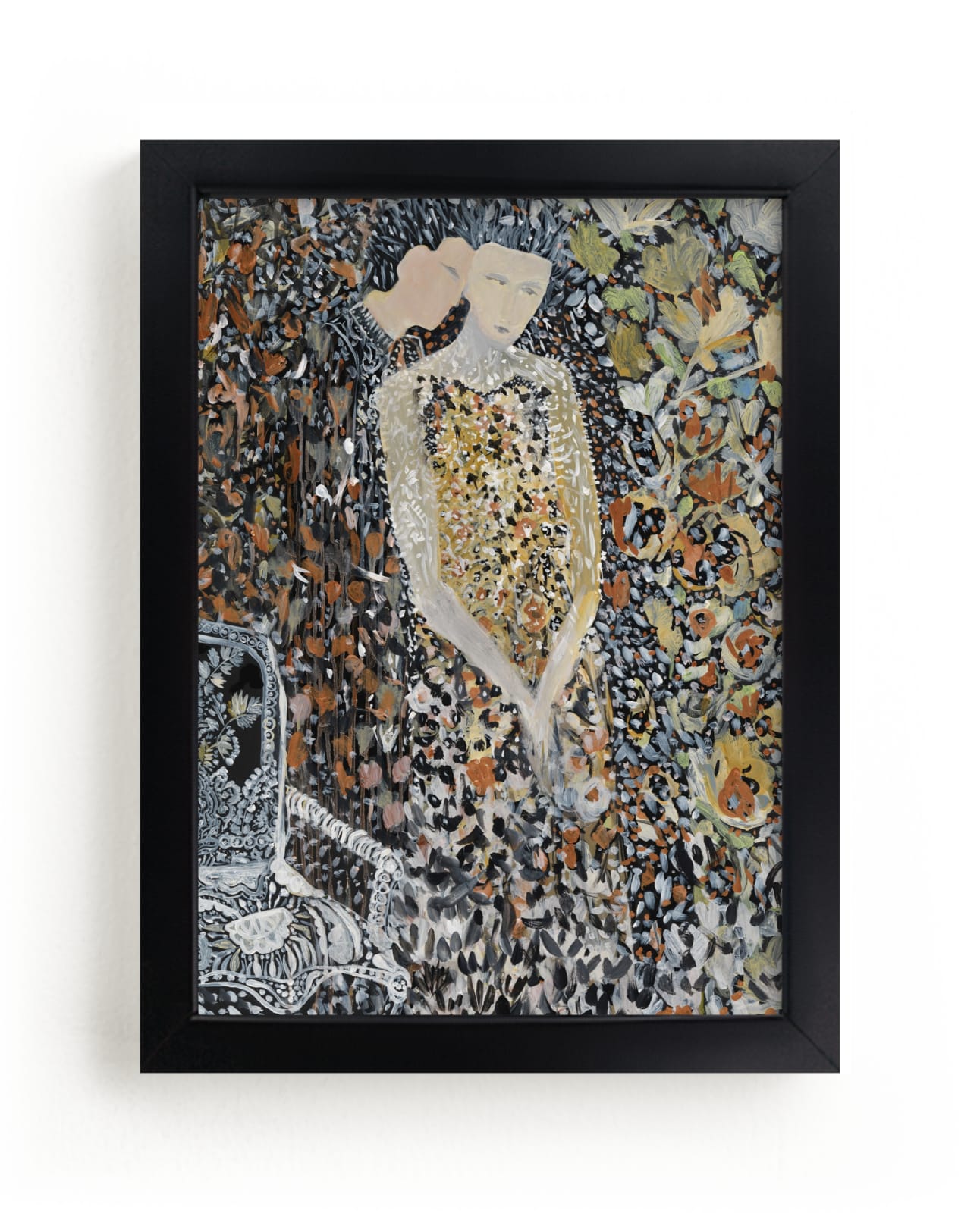 "Enmeshed" - Limited Edition Art Print by marcia biasiello in beautiful frame options and a variety of sizes.
