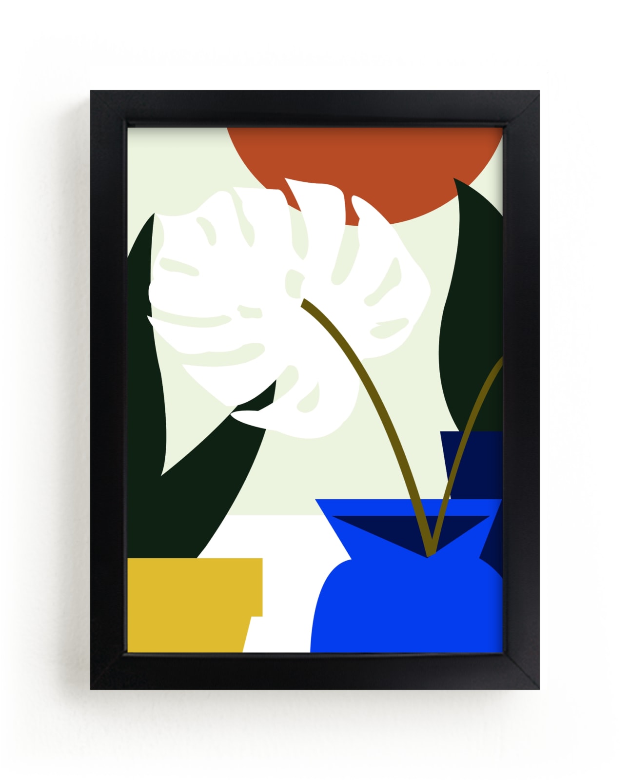 "Tropical Elements" - Limited Edition Art Print by Jenna Skead in beautiful frame options and a variety of sizes.