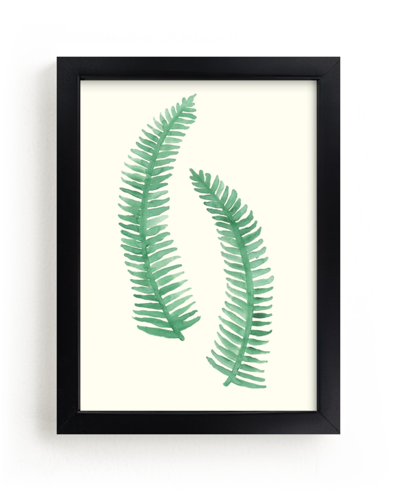 "Painted Ferns" - Limited Edition Art Print by Katharine Watson in beautiful frame options and a variety of sizes.