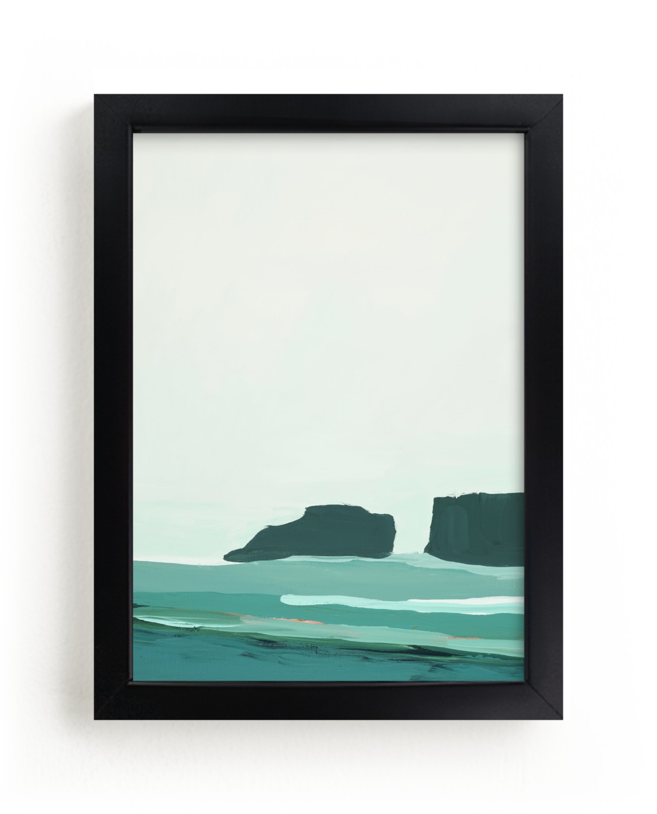 "Abstract Pacific Seascape Diptych 1" - Limited Edition Art Print by Caryn Owen in beautiful frame options and a variety of sizes.