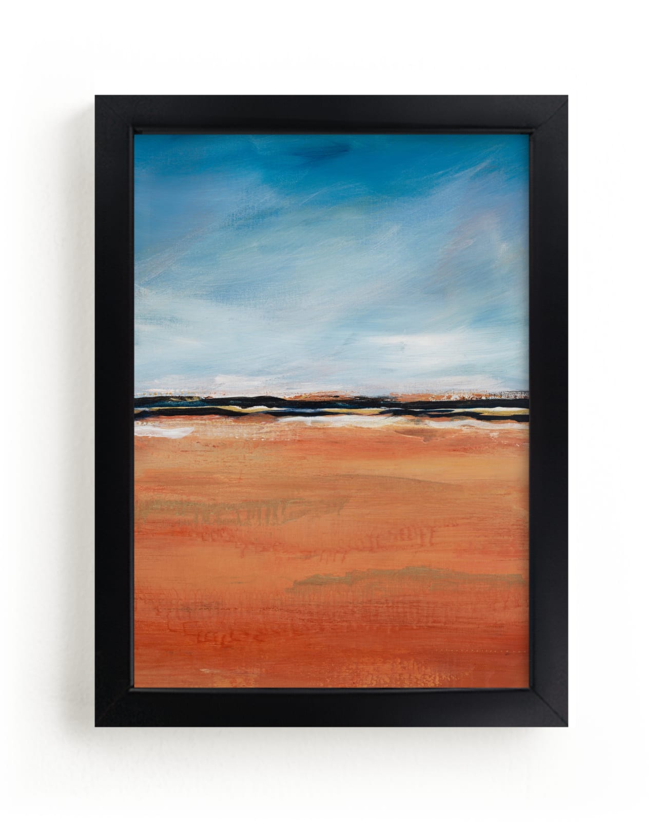 "Under the Sky II" - Limited Edition Art Print by Leslie Lemberg Studio in beautiful frame options and a variety of sizes.