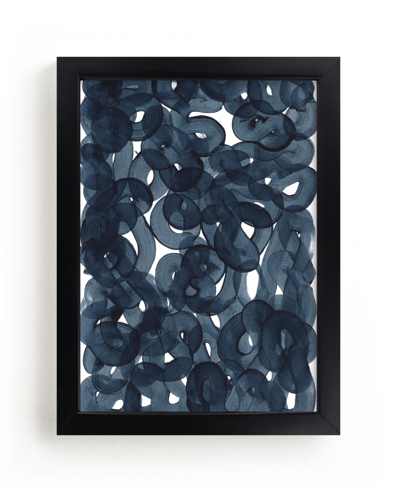 "Indigo Ink" - Limited Edition Art Print by Erin McCluskey Wheeler in beautiful frame options and a variety of sizes.