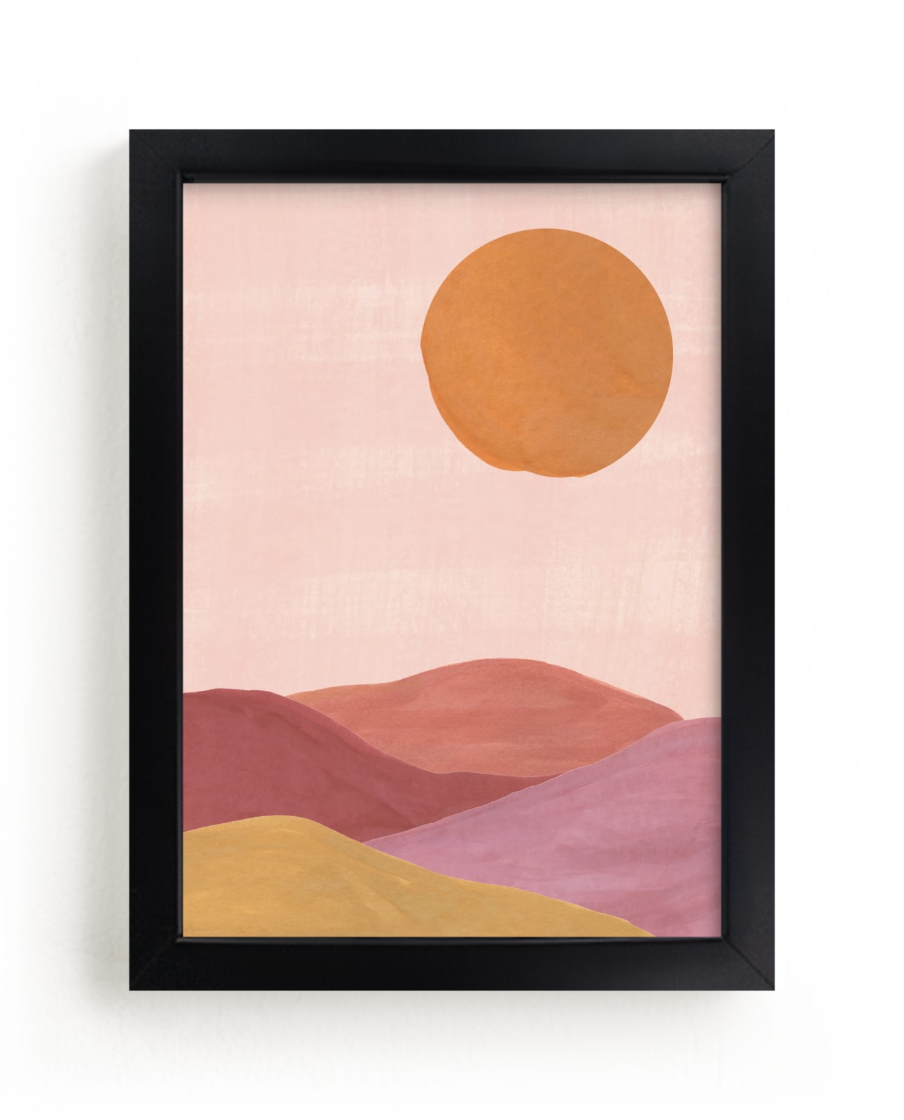 "Sand mountains" - Limited Edition Art Print by Annie Shapiro in beautiful frame options and a variety of sizes.