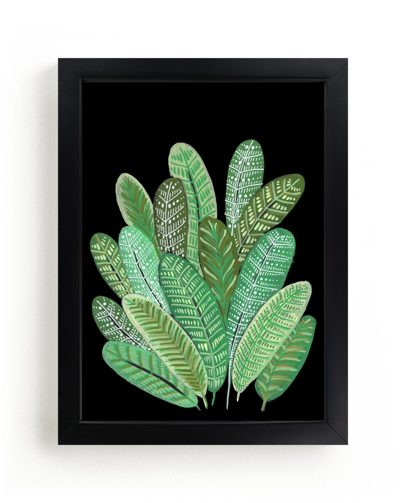 "Banana Leaf Bouquet II" - Open Edition Fine Art Print by Madeline Trait in beautiful frame options and a variety of sizes.