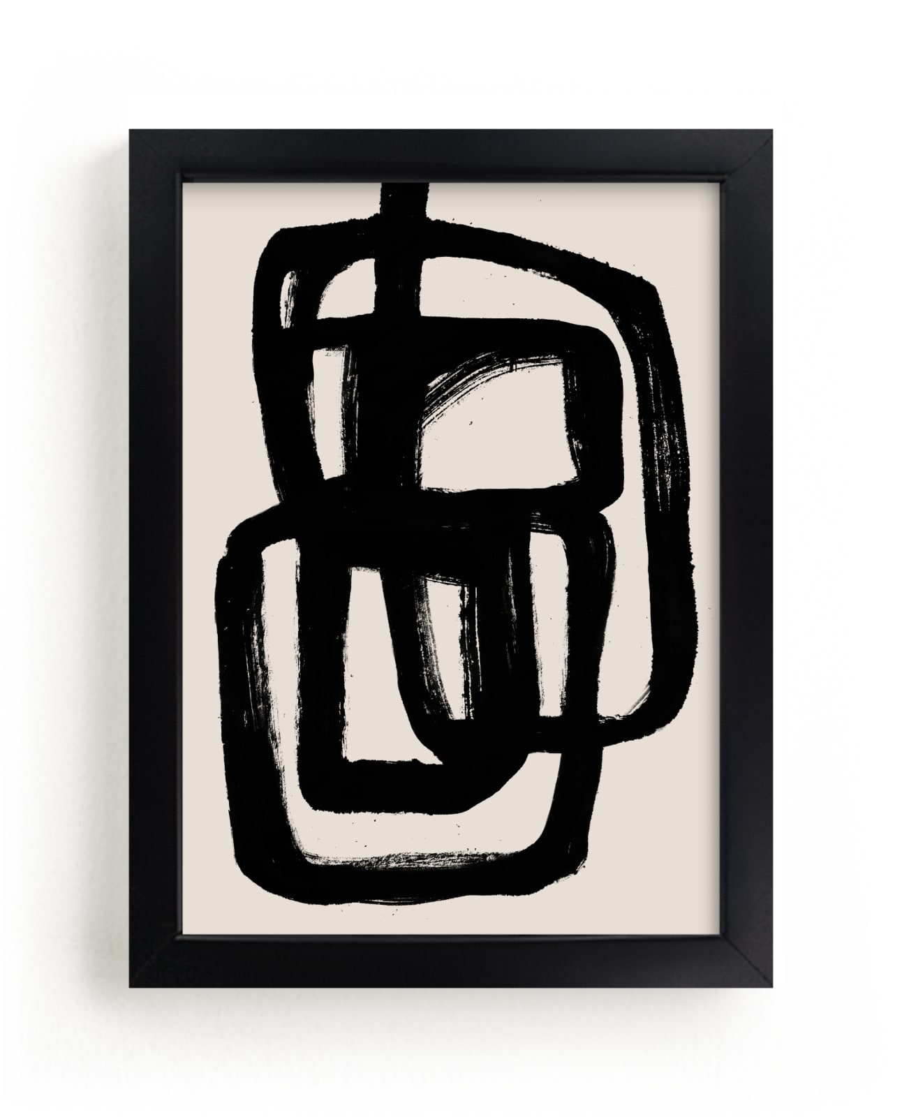 "Abstract ink brush" - Open Edition Fine Art Print by Cass Loh in beautiful frame options and a variety of sizes.