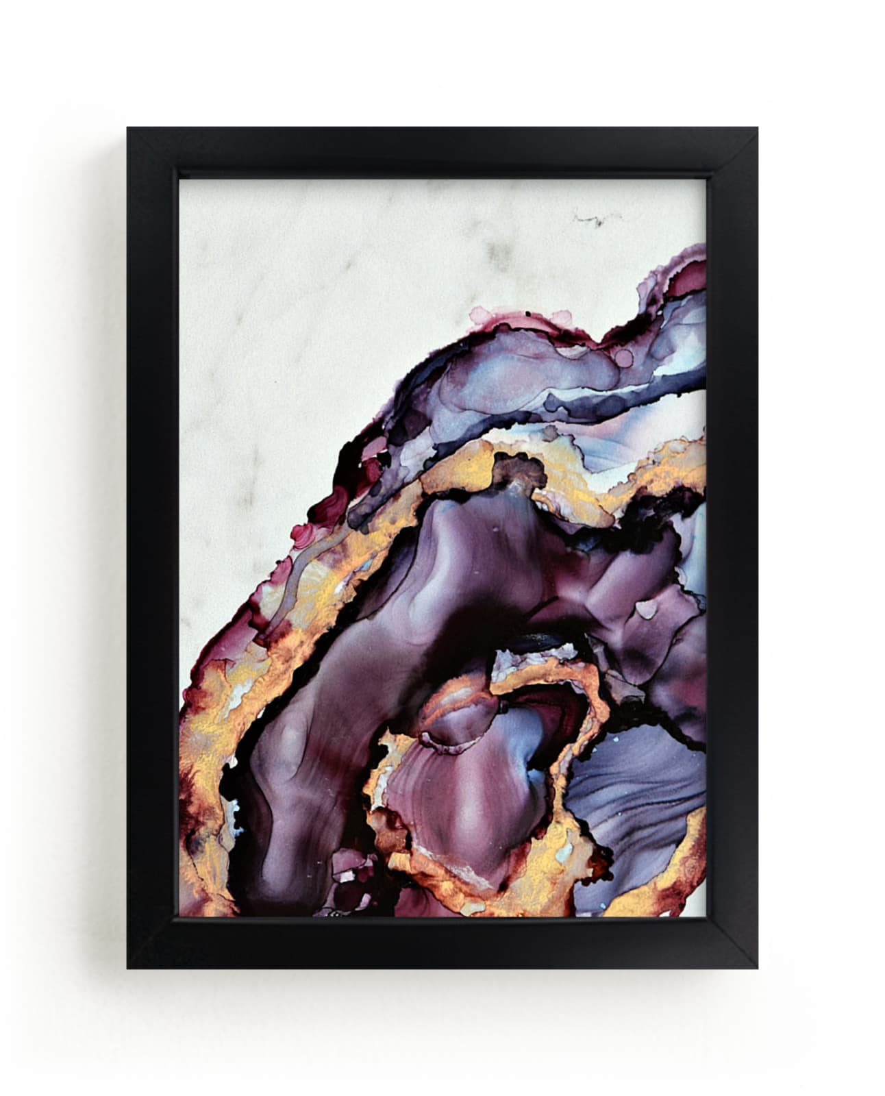 "Geode Royale" - Open Edition Fine Art Print by Marla Beyer in beautiful frame options and a variety of sizes.