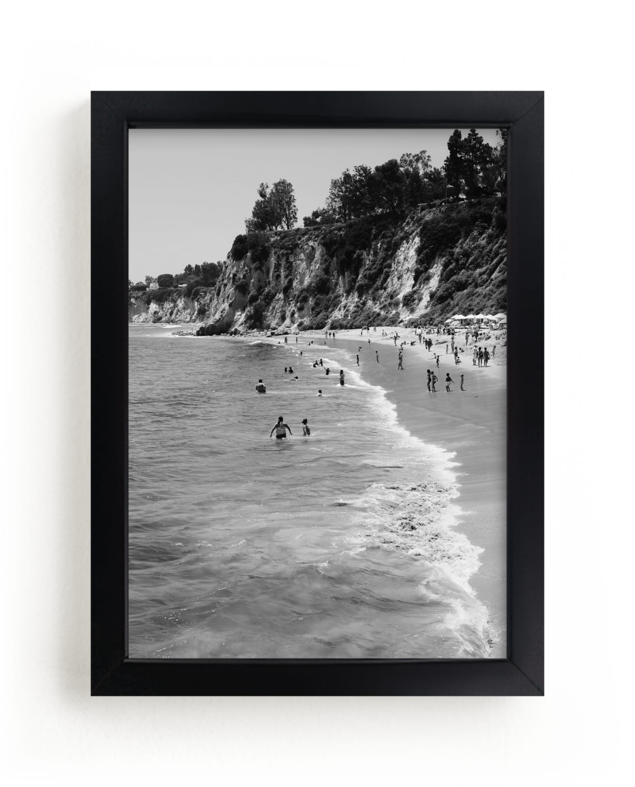 "Day at the Beach" - Open Edition Fine Art Print by Jan Kessel in beautiful frame options and a variety of sizes.