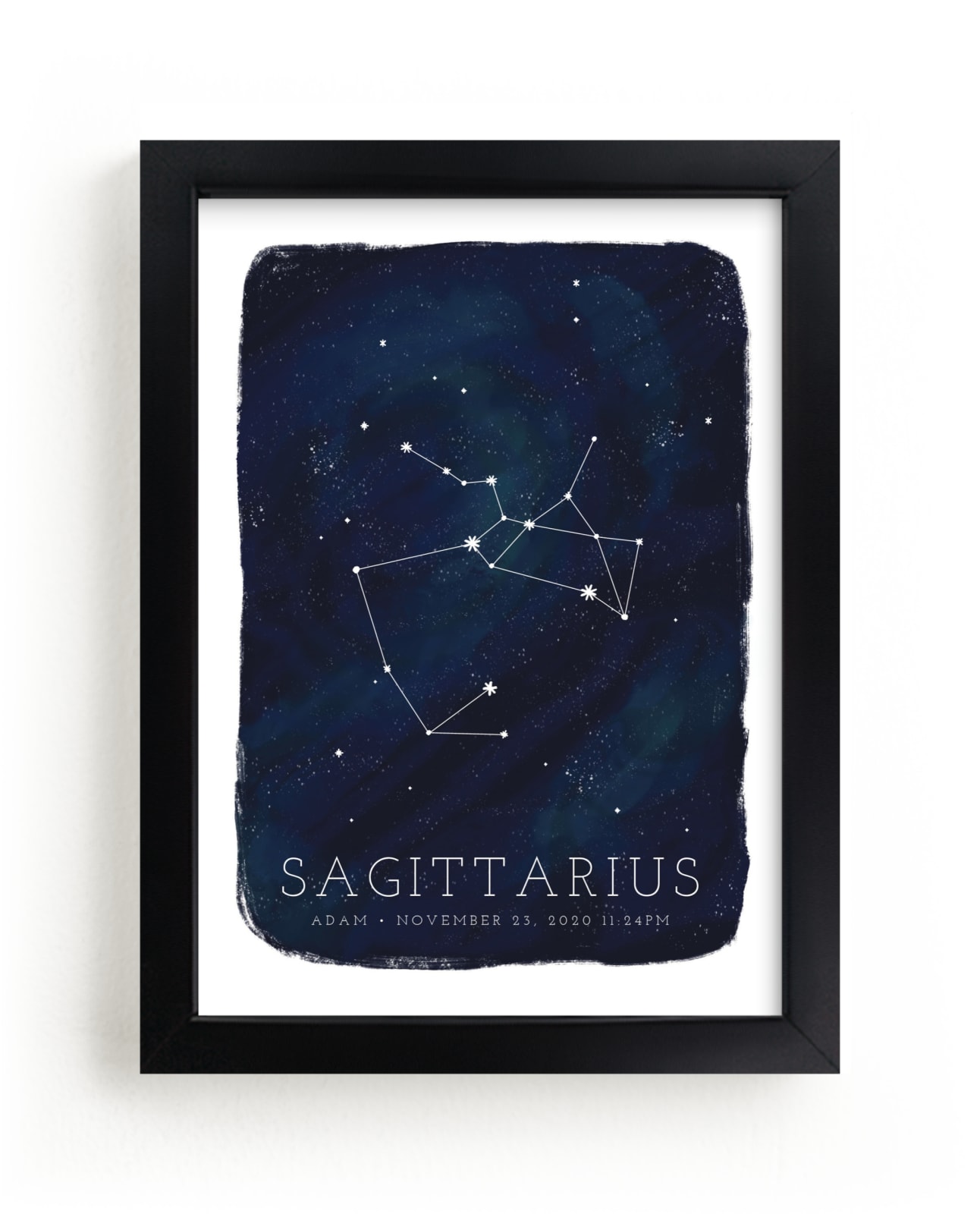 "Zodiac Constellation Sagittarius" - Custom Open Edition Children's Art Print by Ashley Presutti Beasley in beautiful frame options and a variety of sizes.