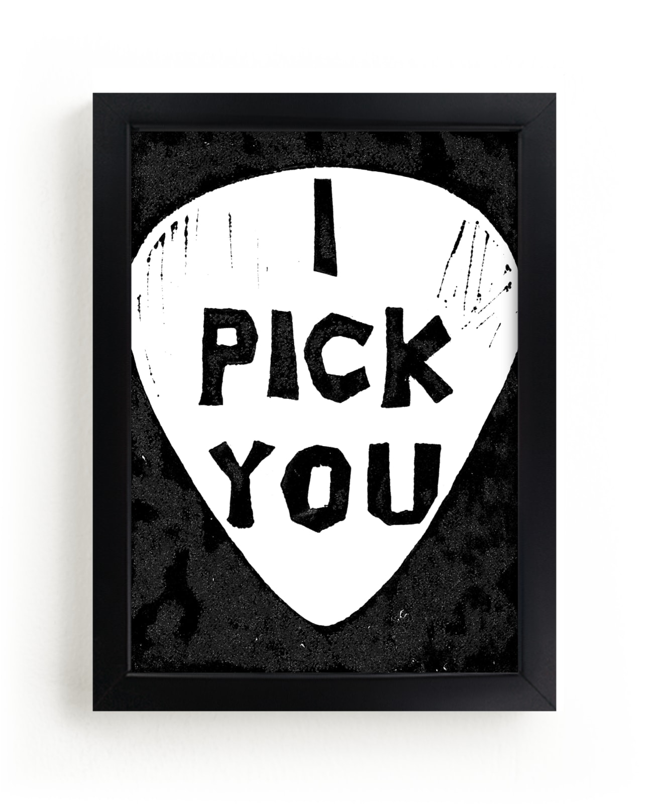 "I Pick You" - Limited Edition Art Print by Jennifer Matlock in beautiful frame options and a variety of sizes.