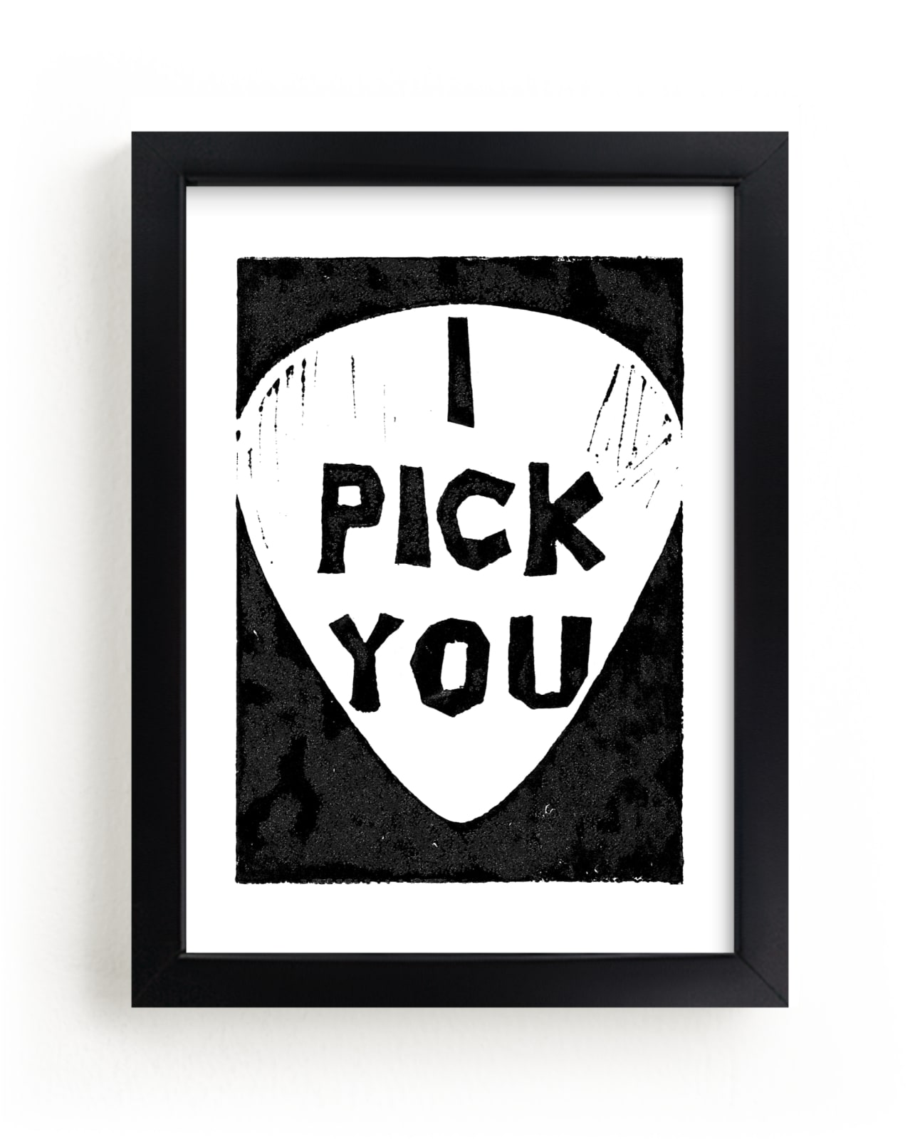 "I Pick You" - Limited Edition Art Print by Jennifer Matlock in beautiful frame options and a variety of sizes.