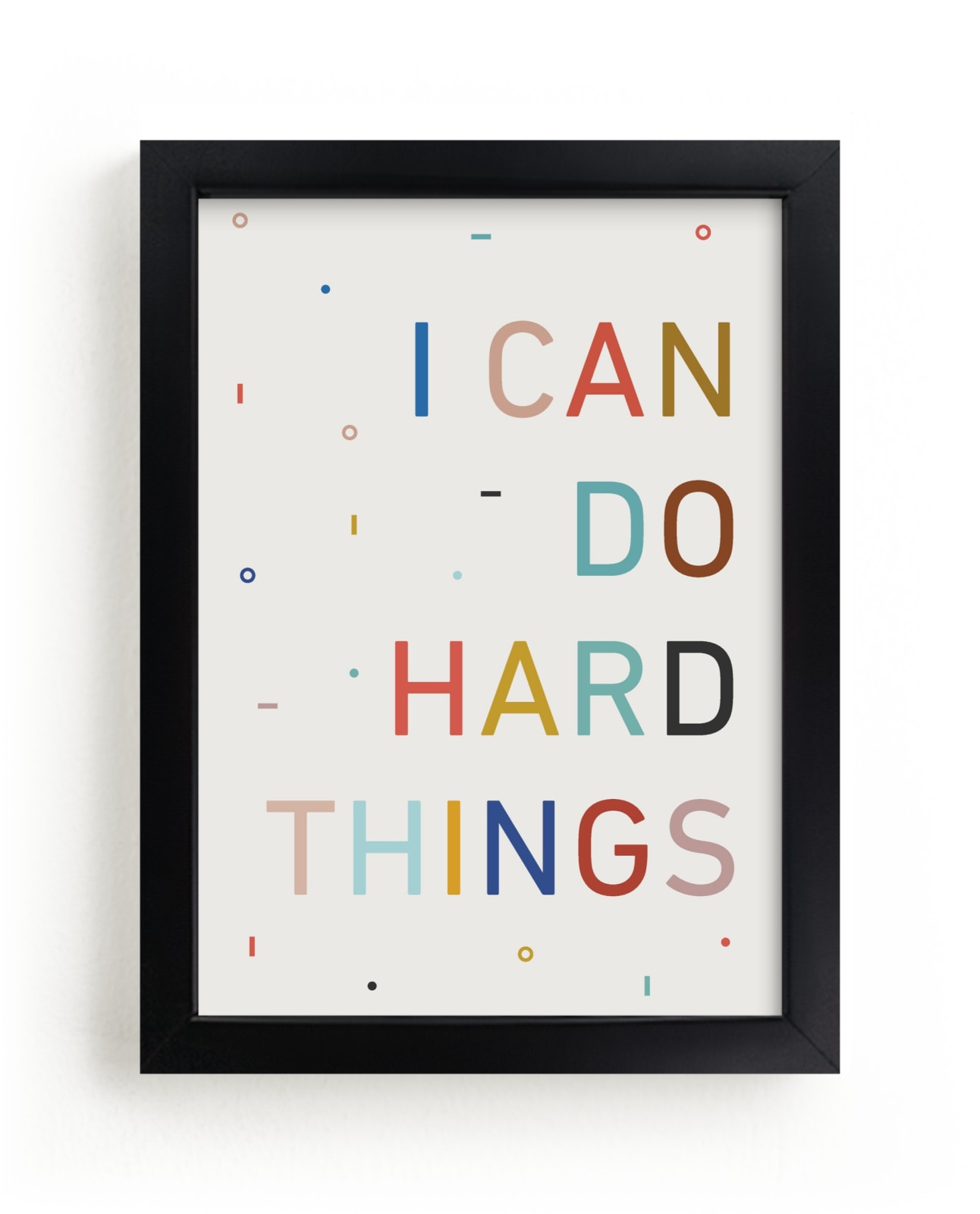 "I Can Do Hard Things" - Limited Edition Art Print by Annette Allen in beautiful frame options and a variety of sizes.