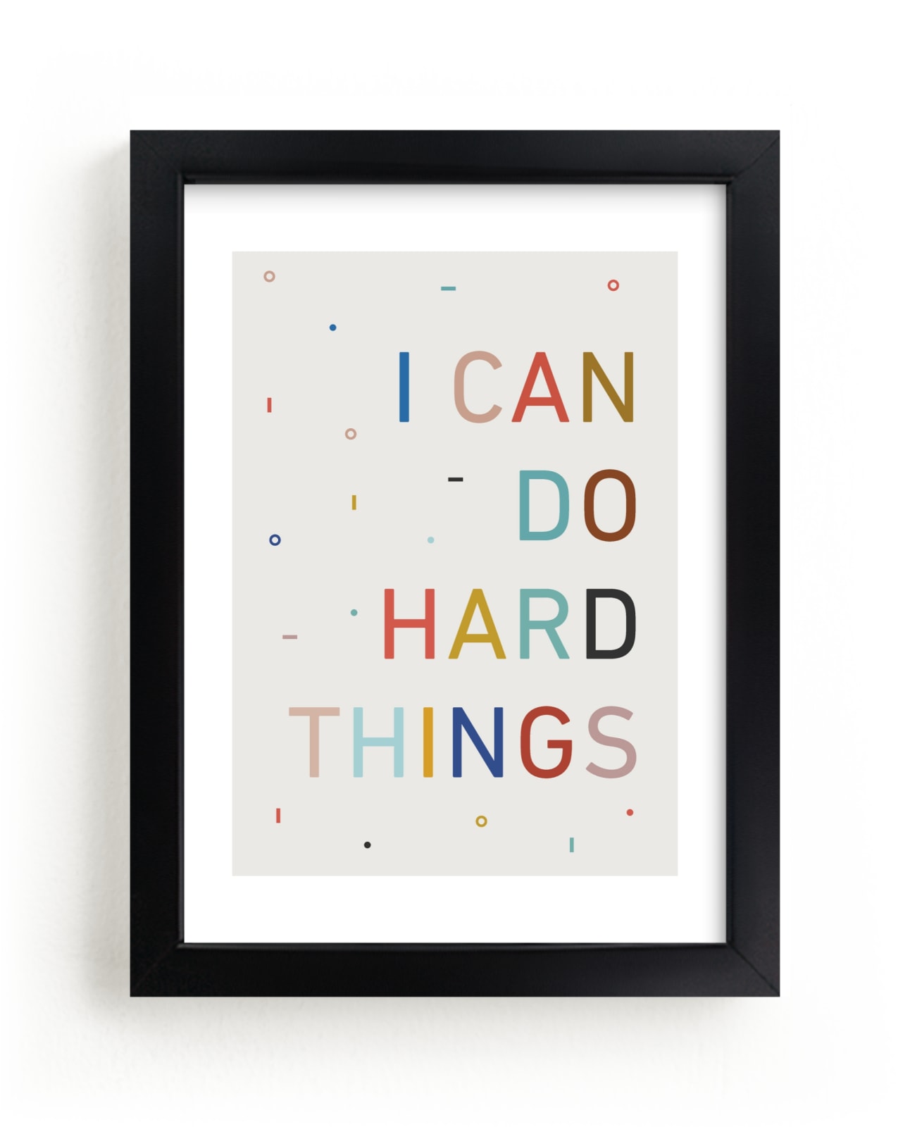 "I Can Do Hard Things" - Limited Edition Art Print by Annette Allen in beautiful frame options and a variety of sizes.