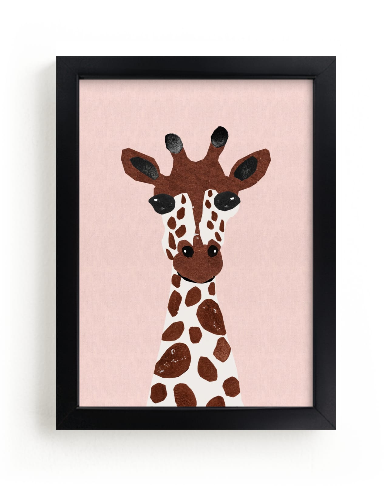 "Look! Giraffe!" - Limited Edition Art Print by Maja Cunningham in beautiful frame options and a variety of sizes.