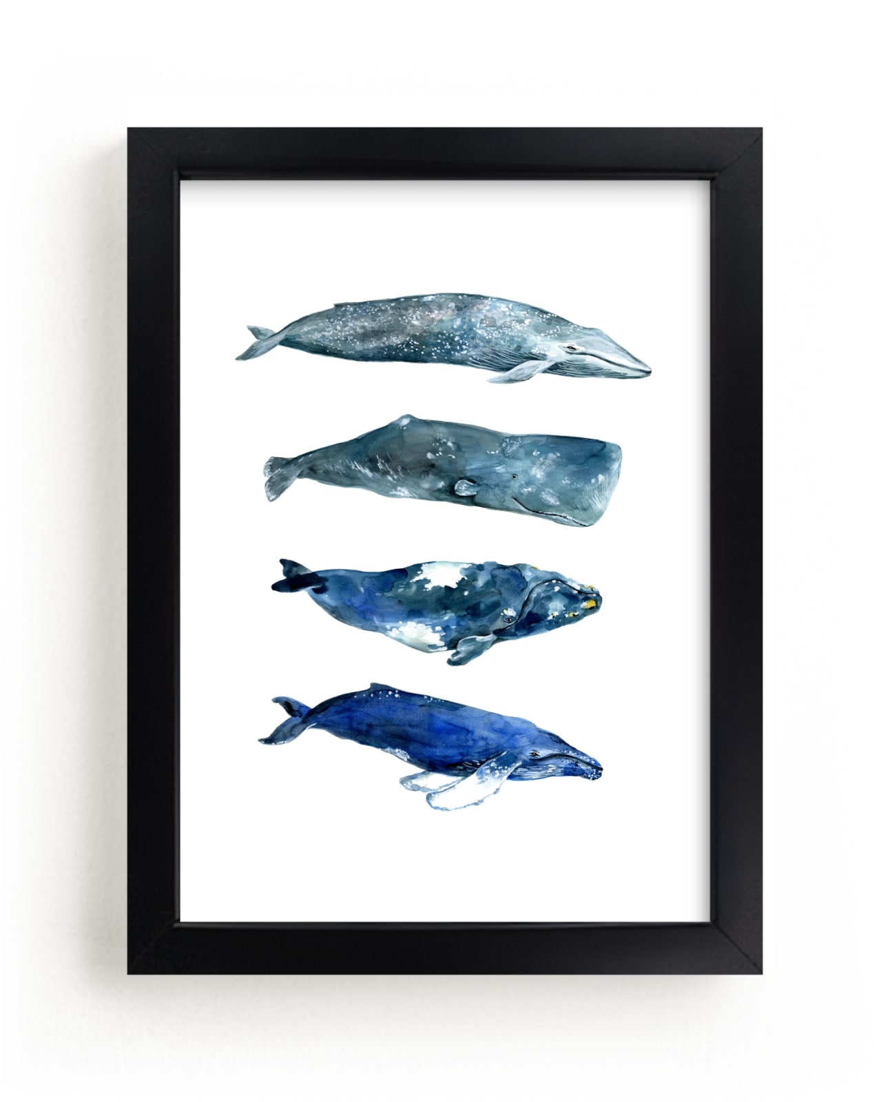 "Whales" by Alexandra Dzh in beautiful frame options and a variety of sizes.