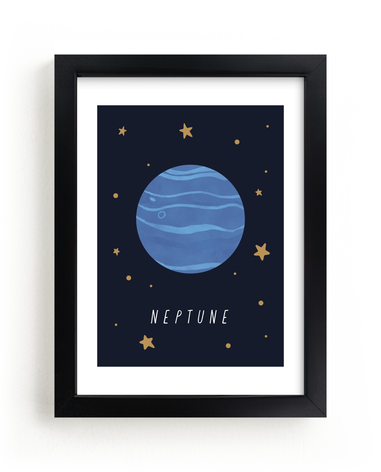 "Solar System V (Neptune)" by Elly in beautiful frame options and a variety of sizes.