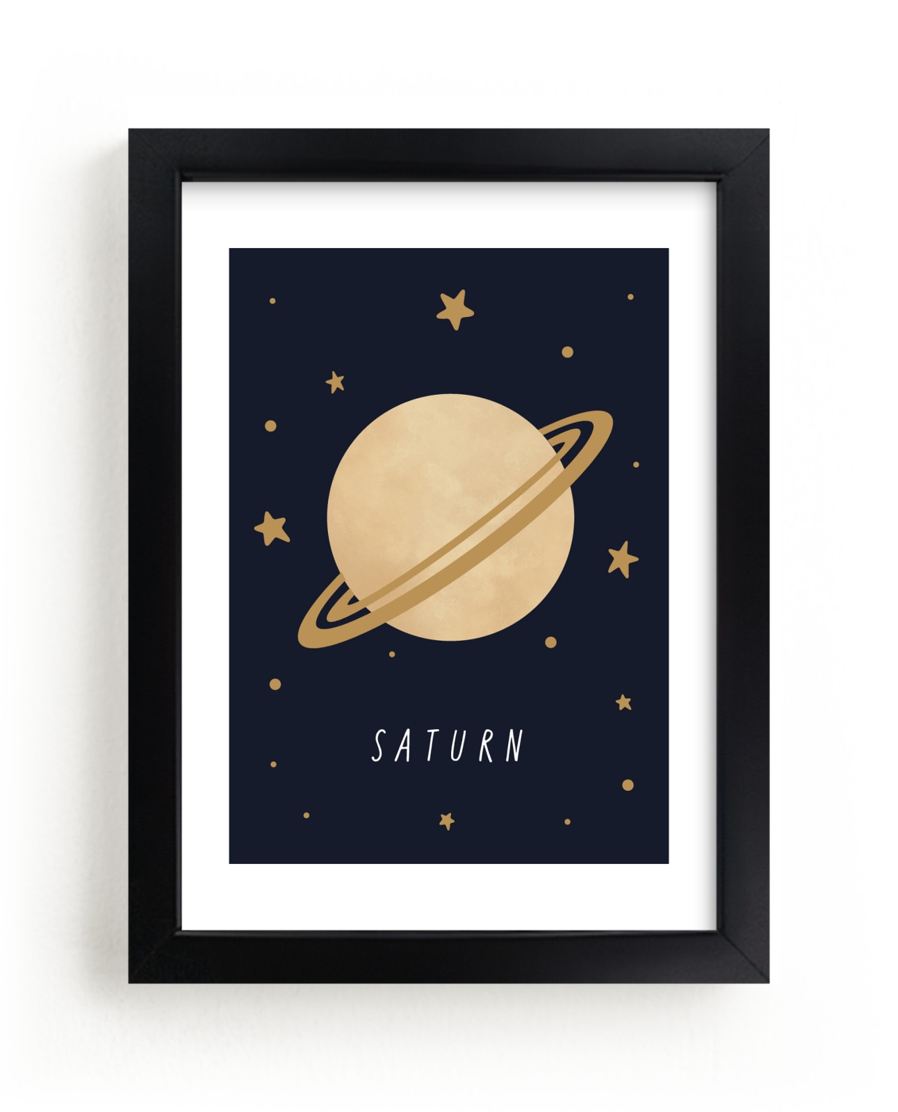 "Solar System VII (Saturn)" by Elly in beautiful frame options and a variety of sizes.