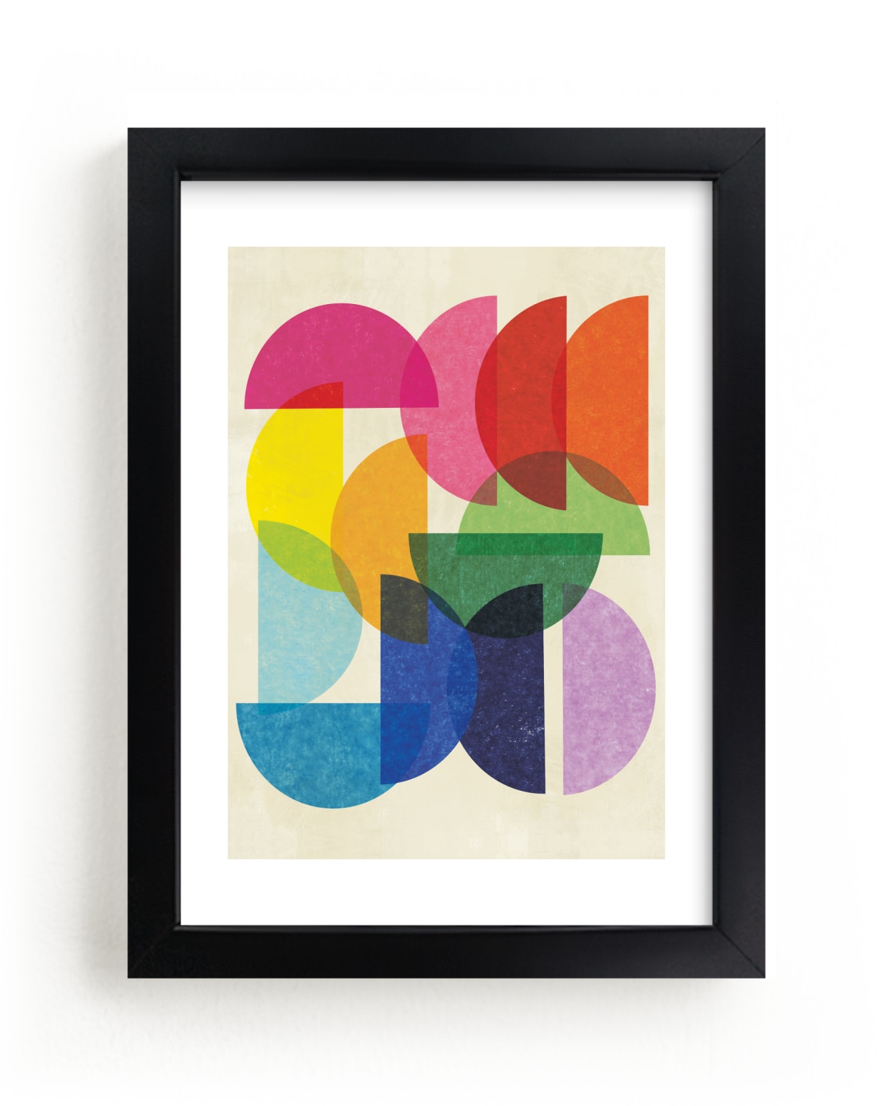 "Rainbow Paper" by Krissy Callahan in beautiful frame options and a variety of sizes.
