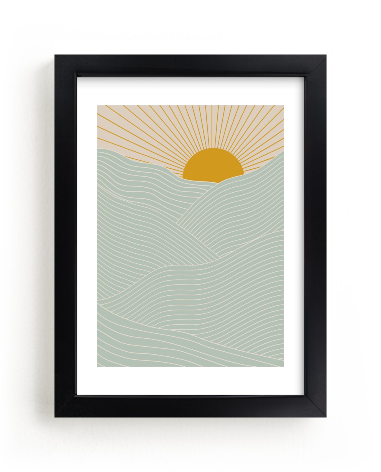 "Sun and Moon I" by Zani van Zyl in beautiful frame options and a variety of sizes.