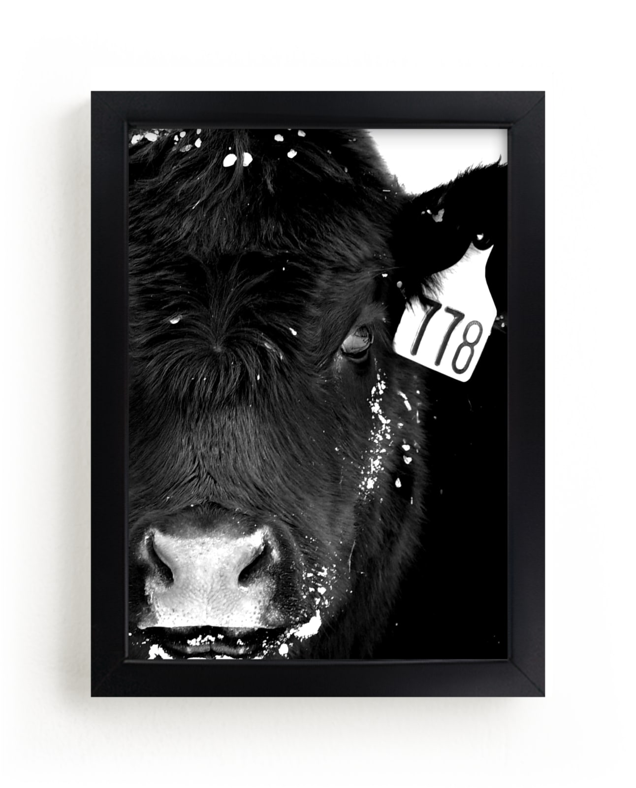 "Not Just A Number" - Art Print by Leslie Le Coq in beautiful frame options and a variety of sizes.