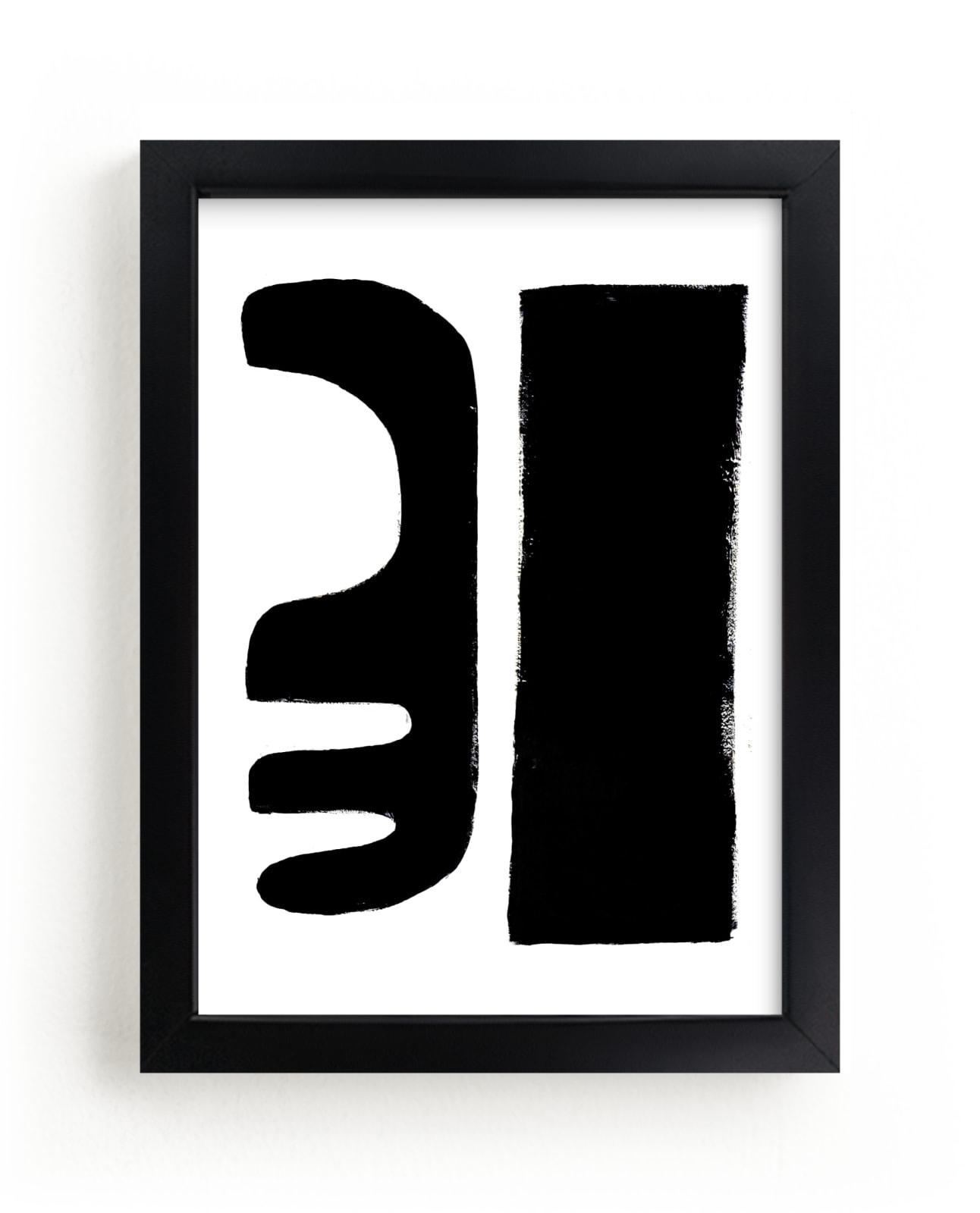 "Abstract Forms" - Art Print by Ilana Greenberg in beautiful frame options and a variety of sizes.