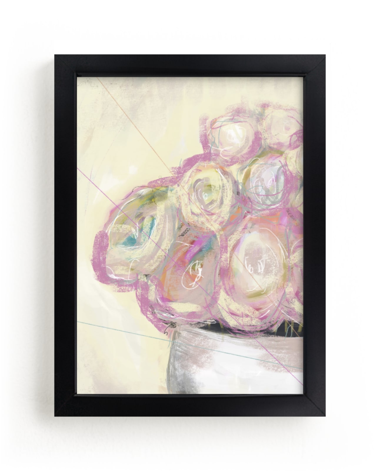 "Floral Still" - Art Print by Amy Moen in beautiful frame options and a variety of sizes.