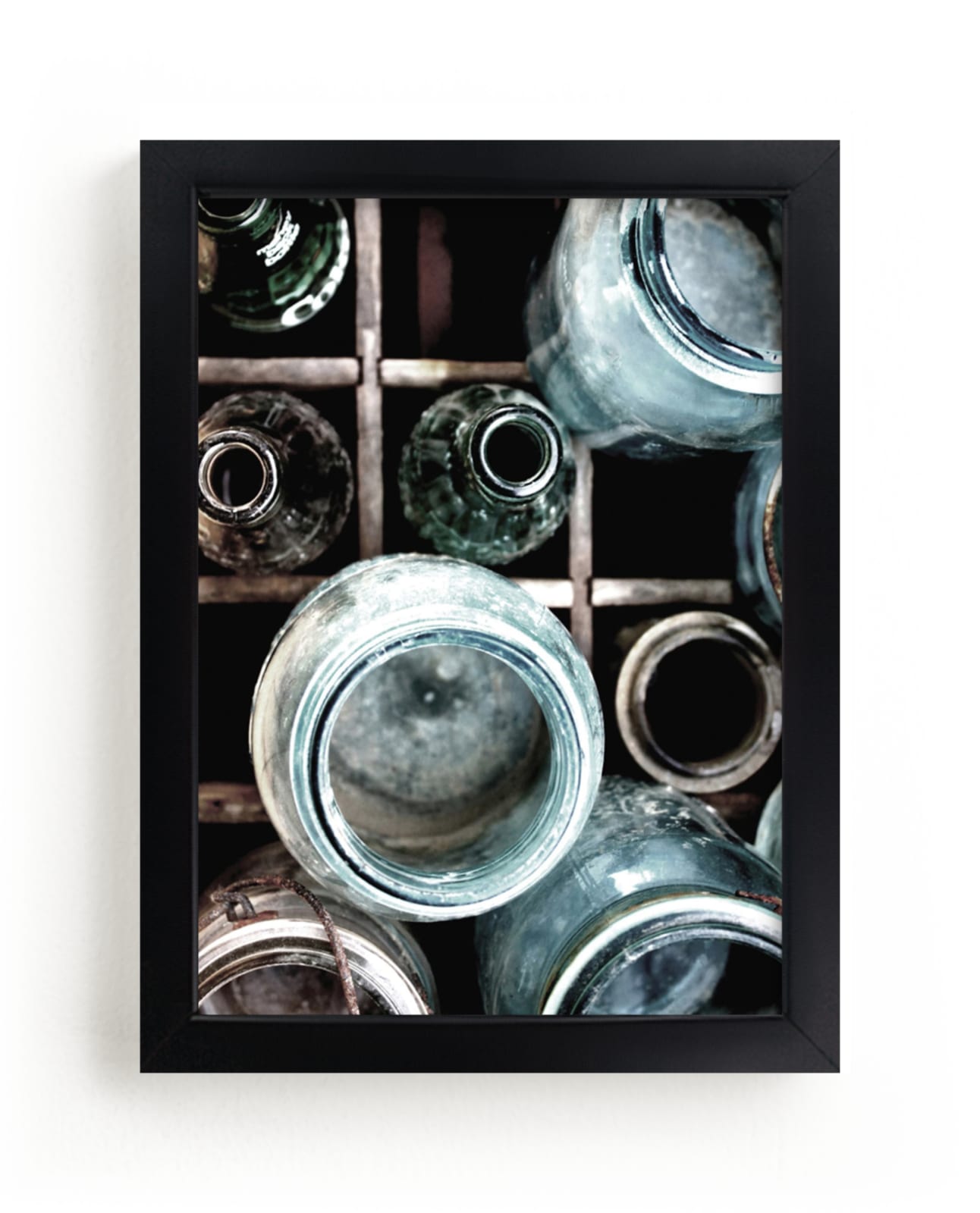 "Bottles II" - Art Print by Debra Pruskowski in beautiful frame options and a variety of sizes.