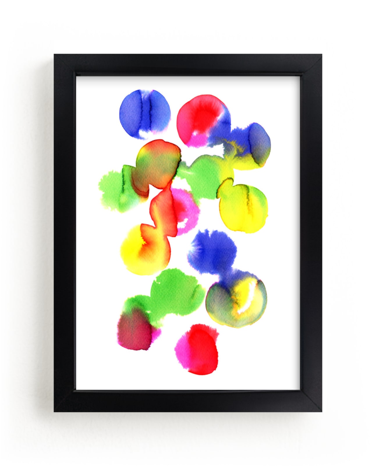 "Abstract watercolor study 2" - Art Print by Alexandra Dzh in beautiful frame options and a variety of sizes.