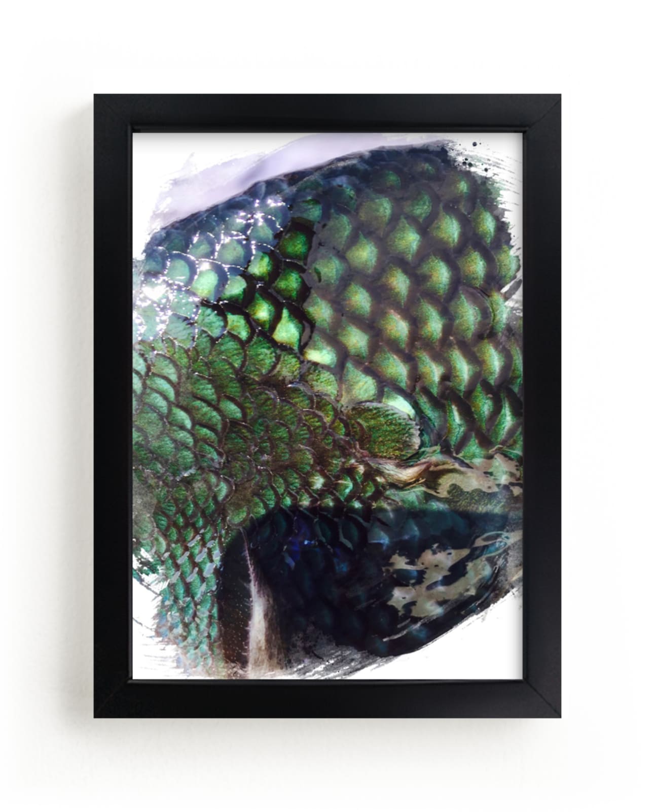 "Abstract Scales ll" - Art Print by Carole Crohan - CaroleeXpressions in beautiful frame options and a variety of sizes.